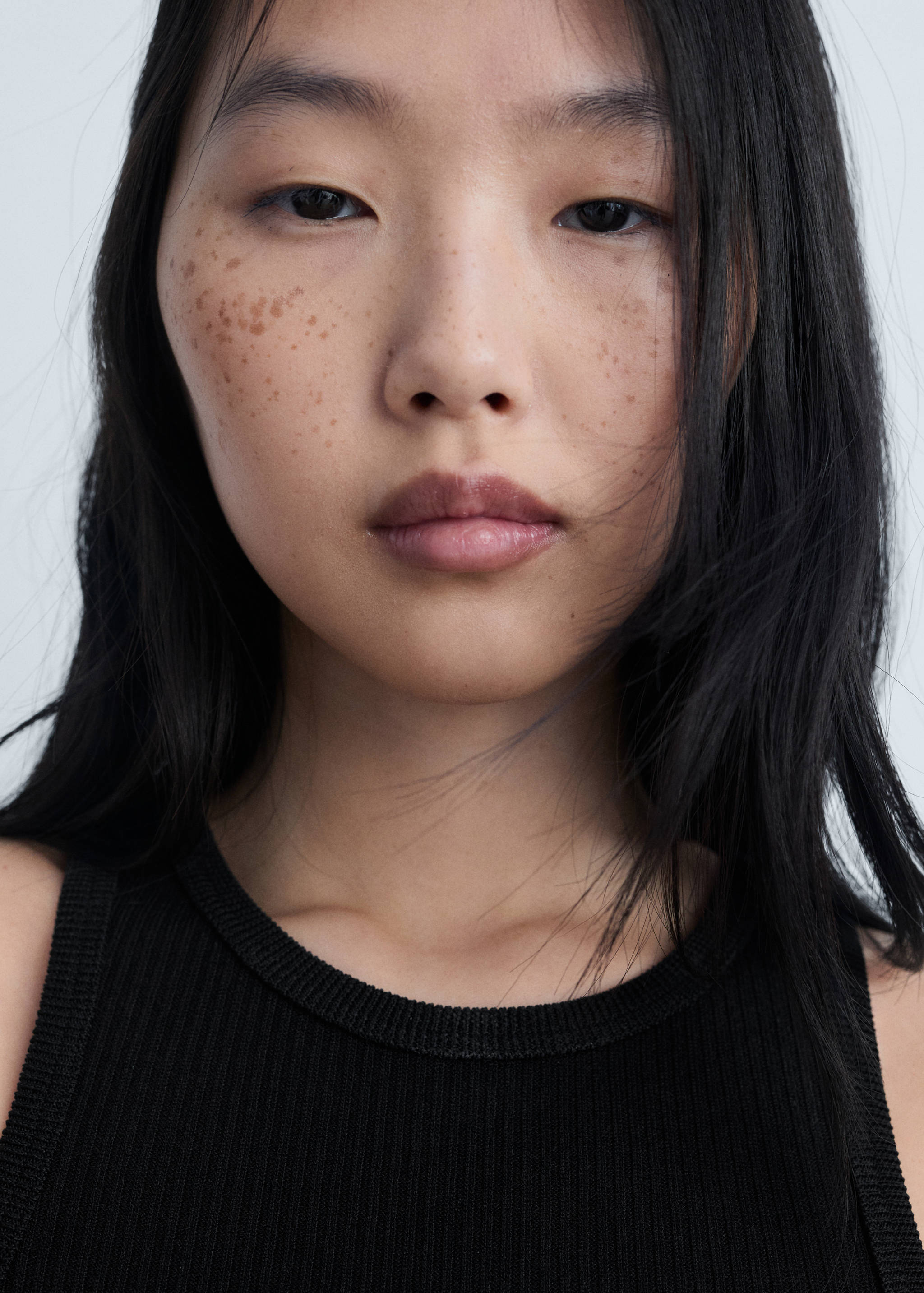 Fine ribbed knit top - Details of the article 1