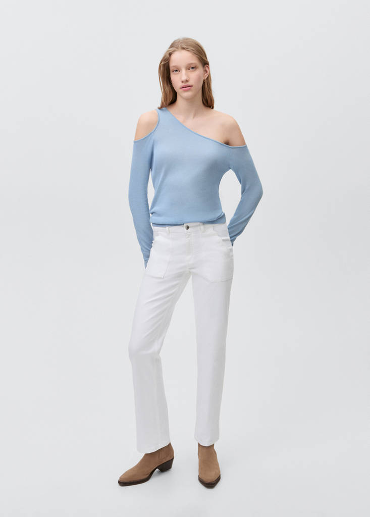 Slim-fit jeans — White