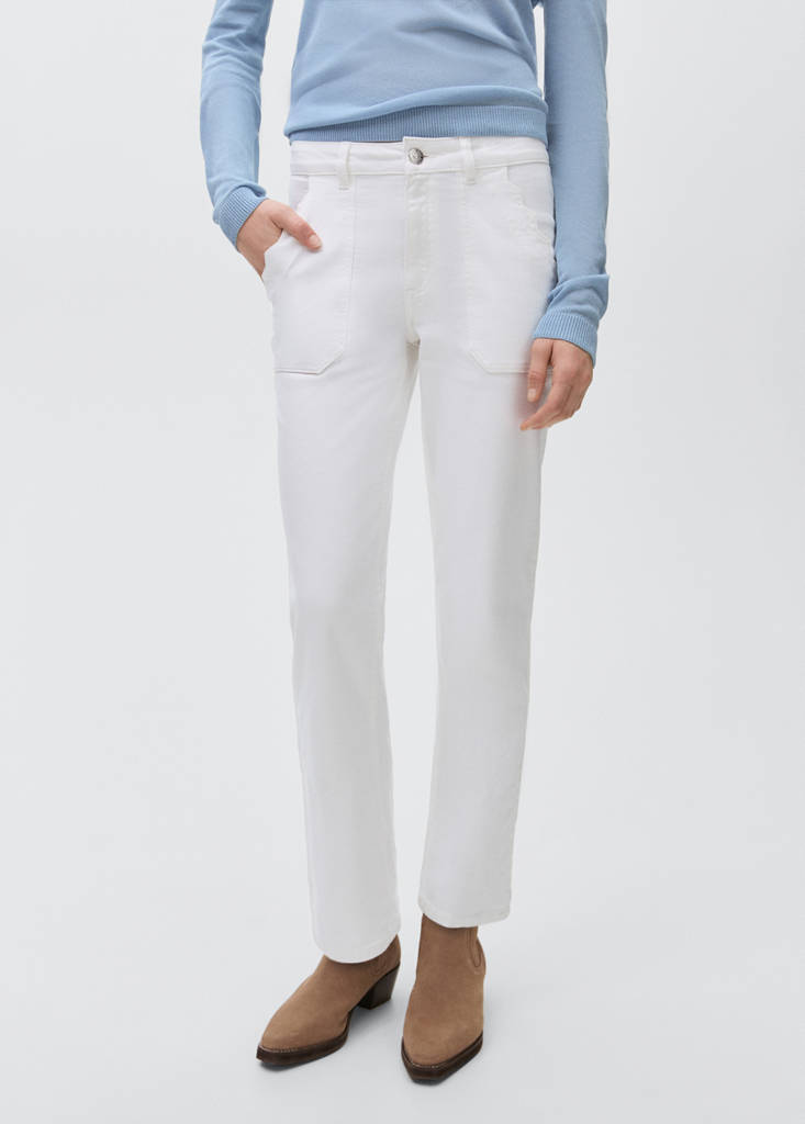 Slim-fit jeans — White