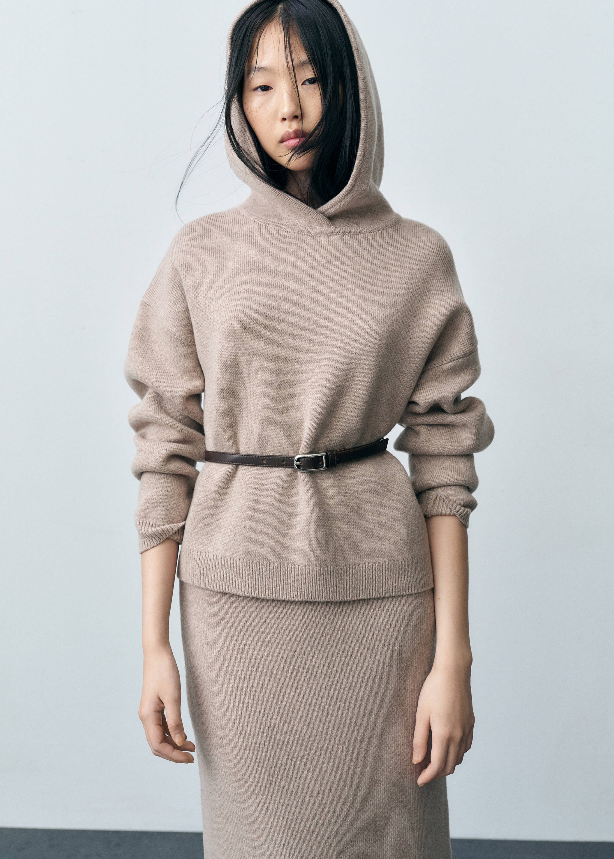 Wool-blend midi-skirt - Details of the article 1