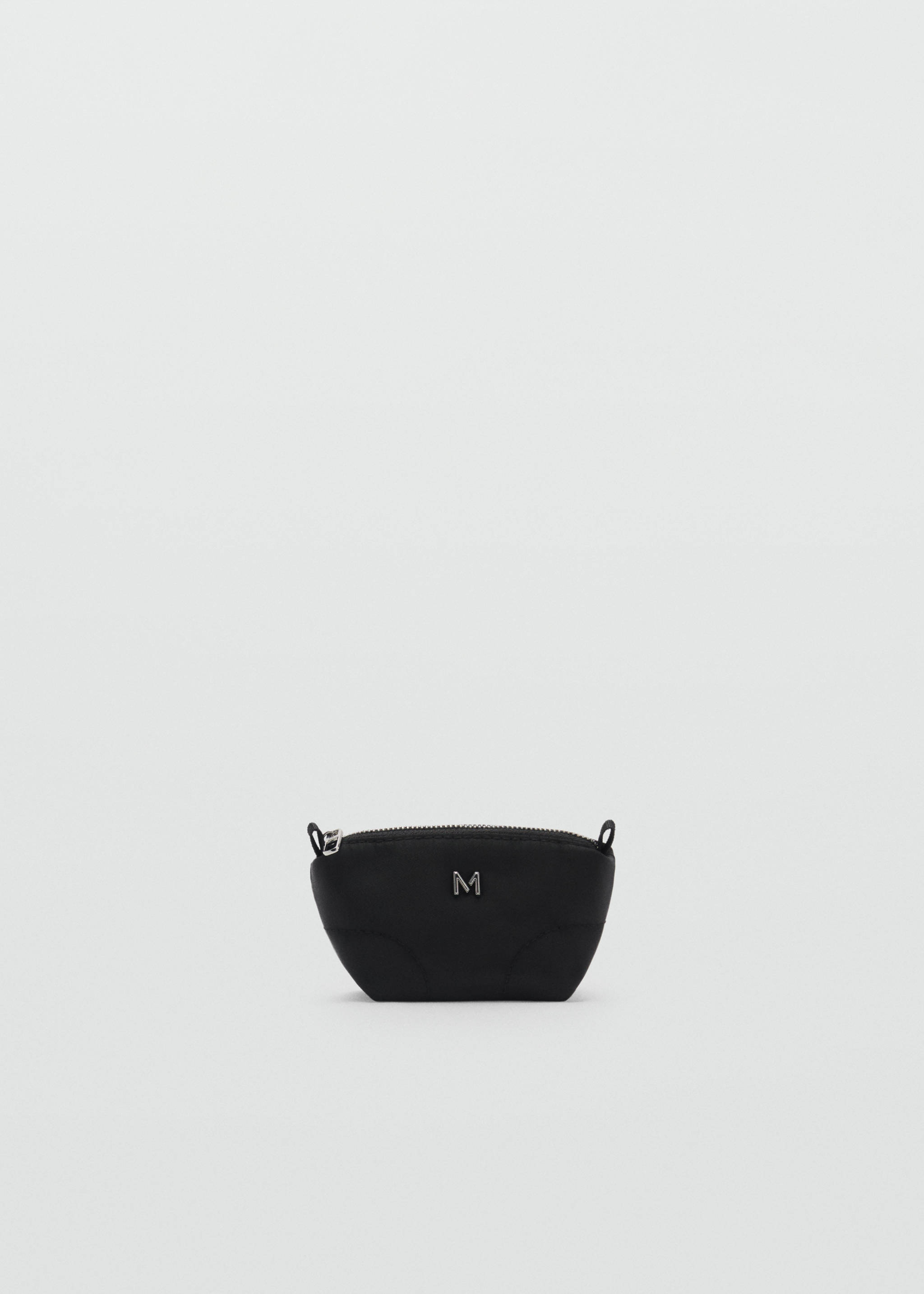 Logo coin purse with zip - Article without model