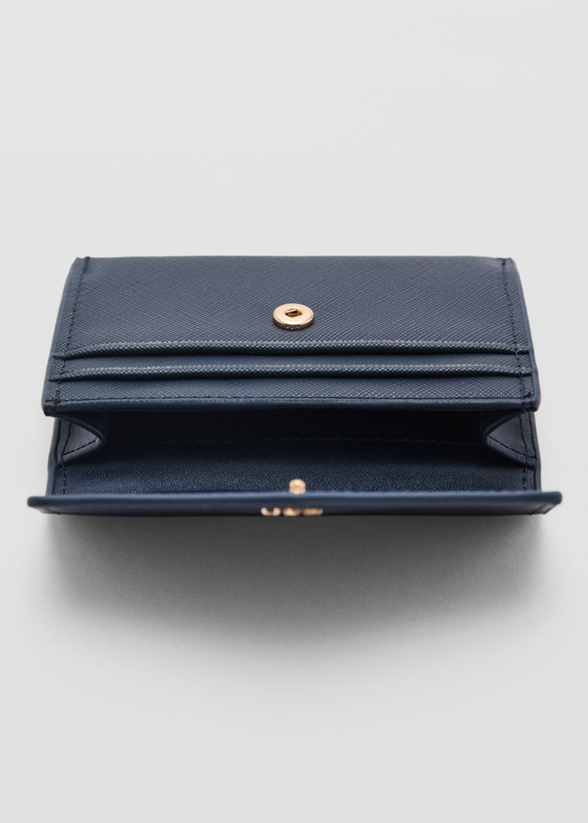 Saffiano-effect cardholder - Medium plane