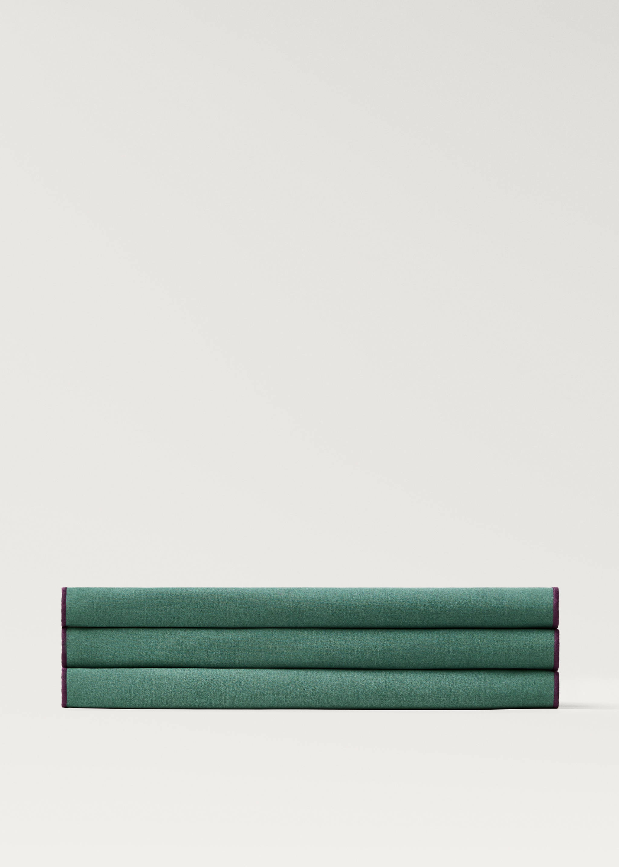 Resin stripe-print cotton table runner - Article without model