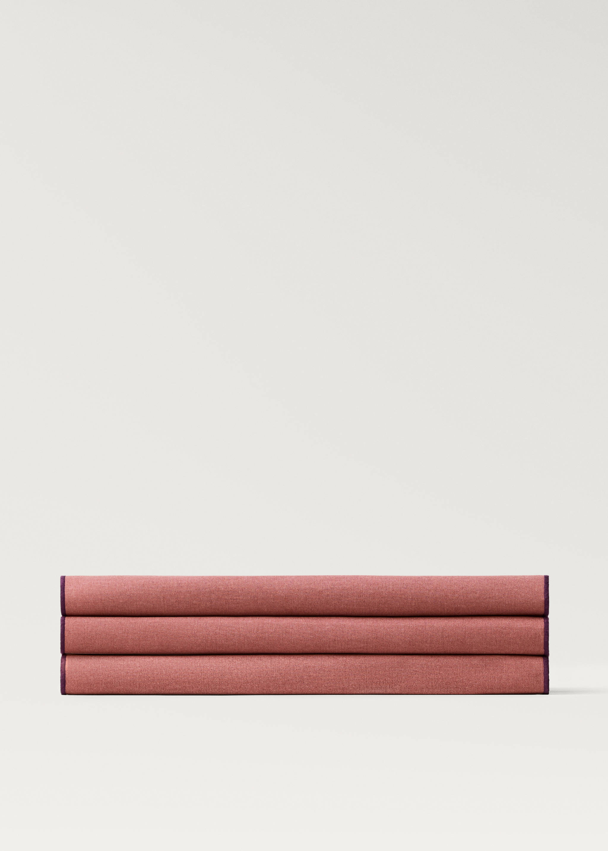 Resin stripe-print cotton table runner - Article without model