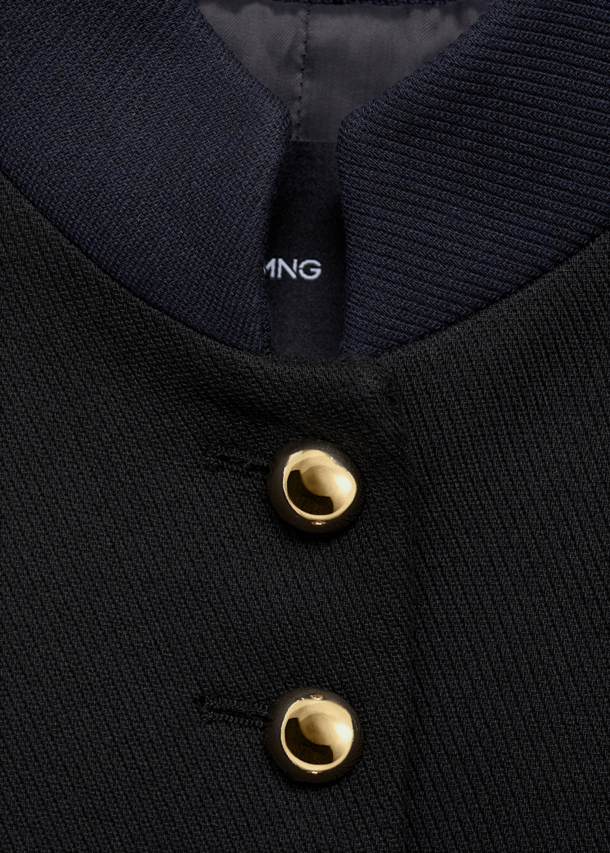 Veste à col officier boutons bijoux - Détail de l'article 8