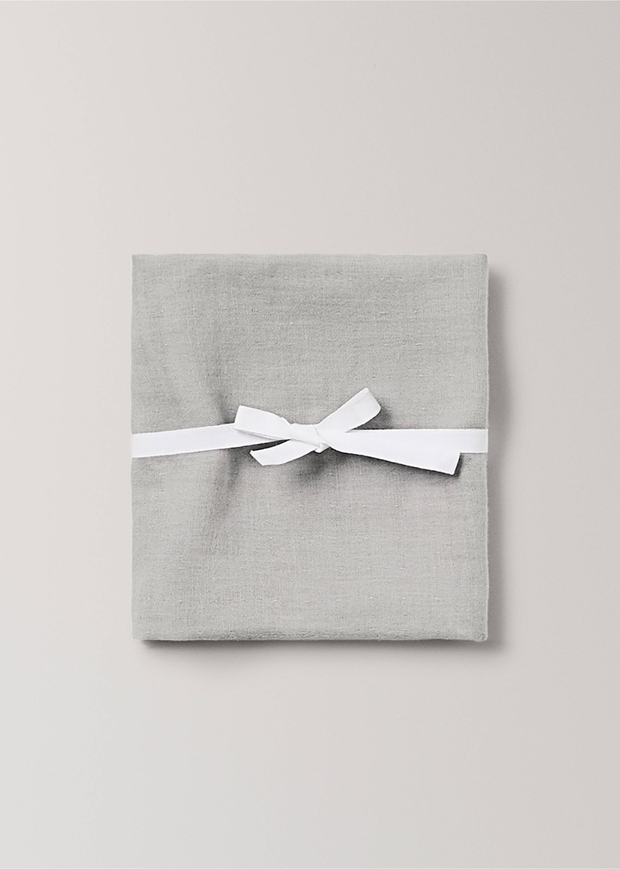 Plain cotton baby swaddle - Details of the article 4, Grey. Ref: 87093301-00.