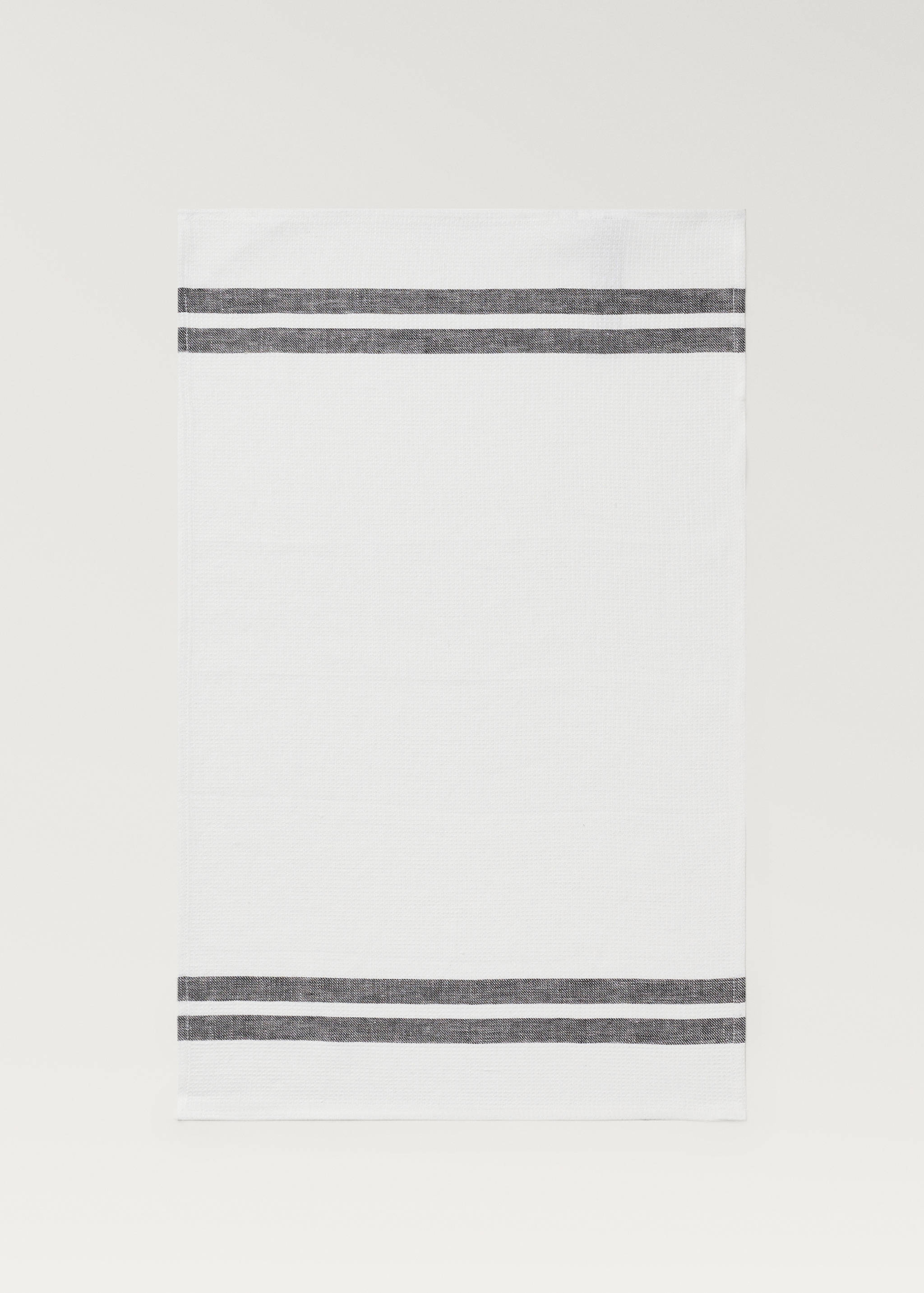 Waffle-linen striped dish cloth - Details of the article 1