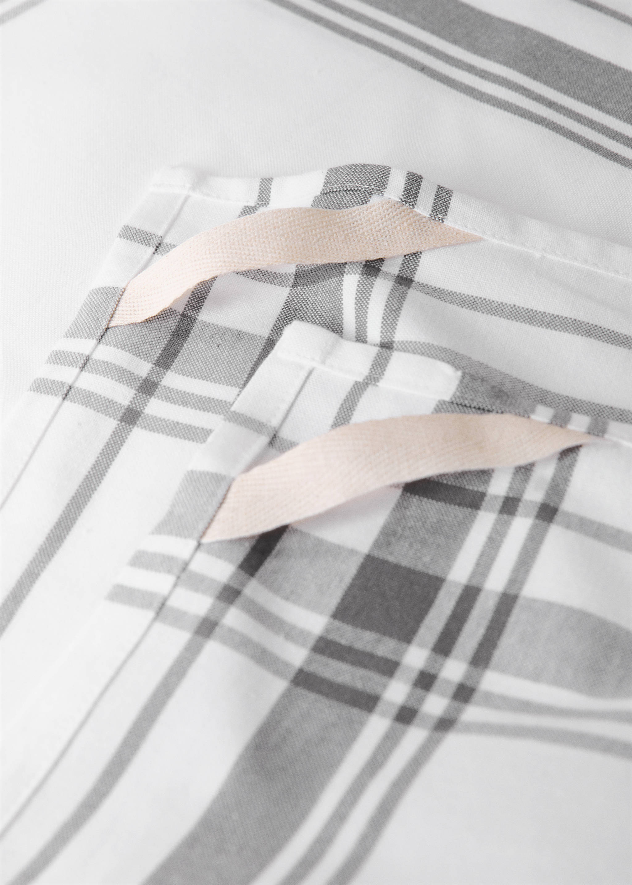 Baumwoll-Küchentücher mit garngefärbtem geometrischen Muster - Detail des Artikels 2