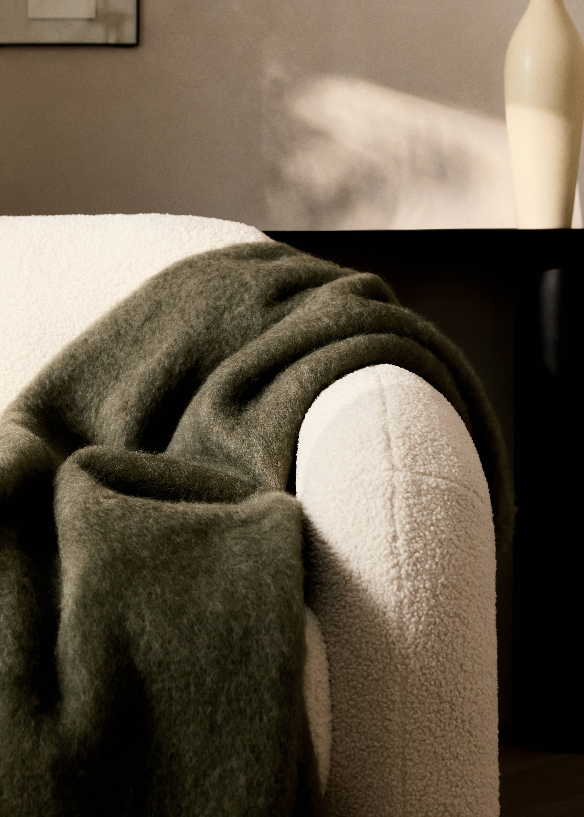 Carded wool blanket - General plane