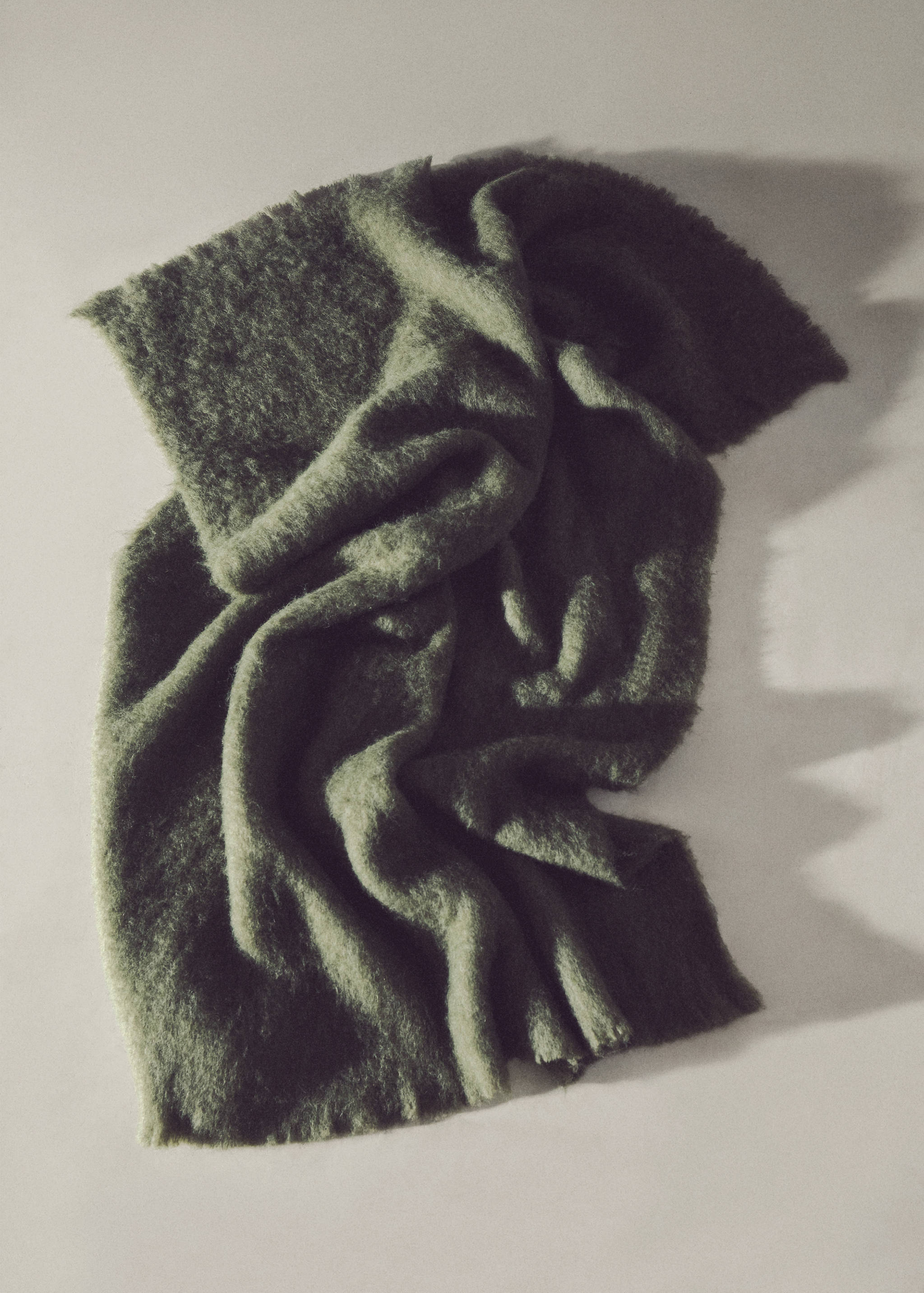 Decke aus kardierter Wolle - Detail des Artikels 7