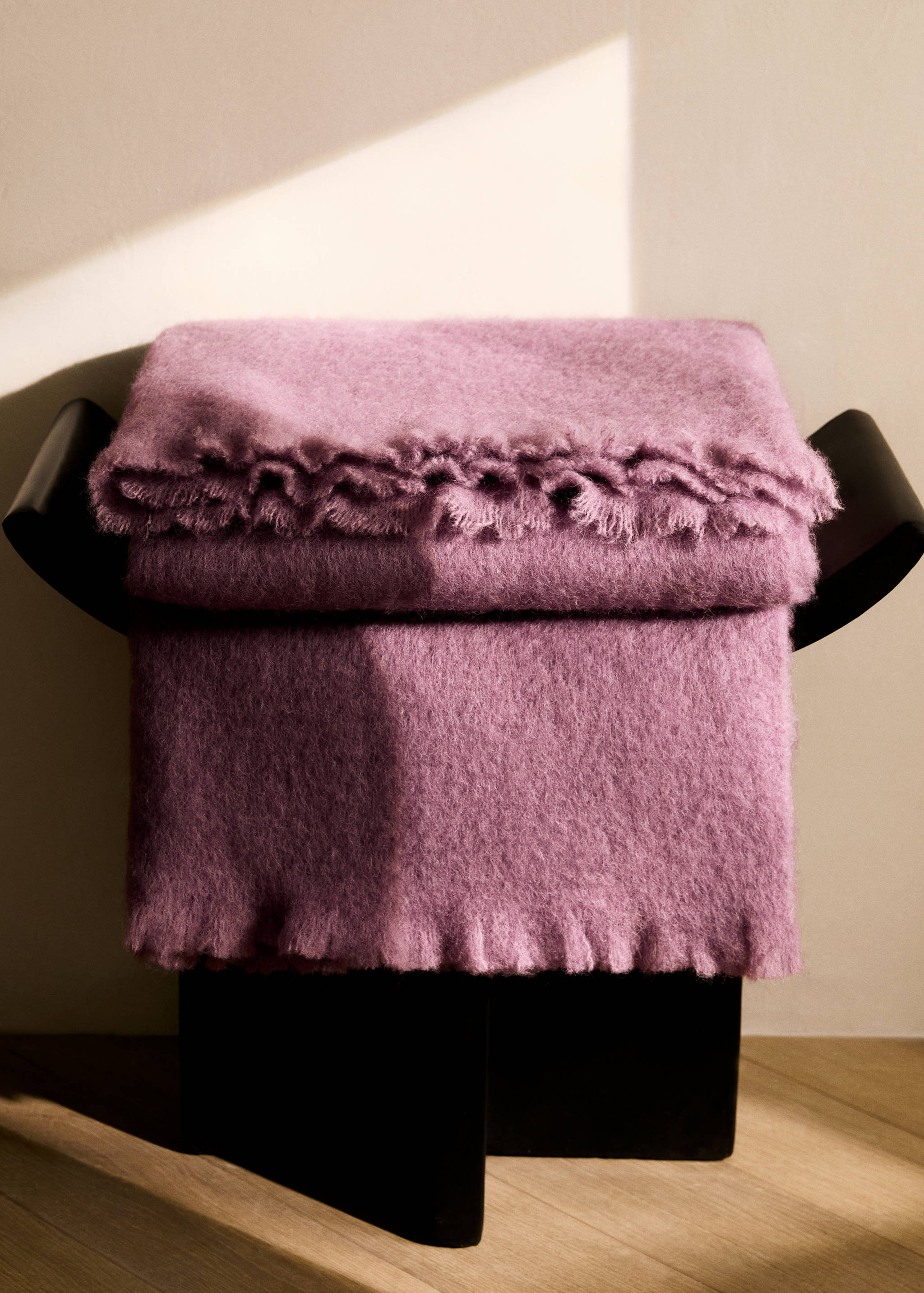 Carded wool blanket - General plane