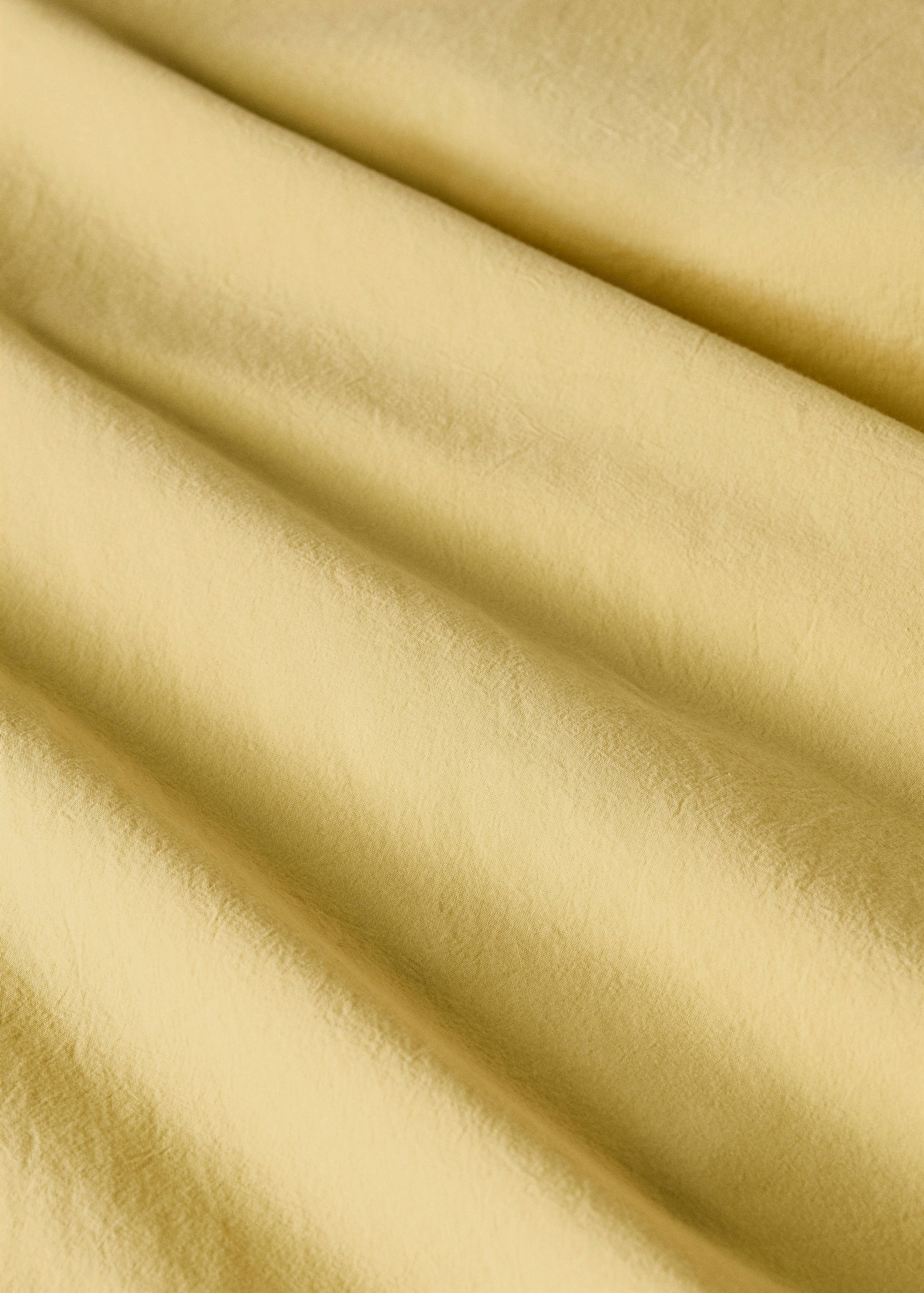 Drap plat berceau en coton lavé double surpiqûre - Détail de l'article 1