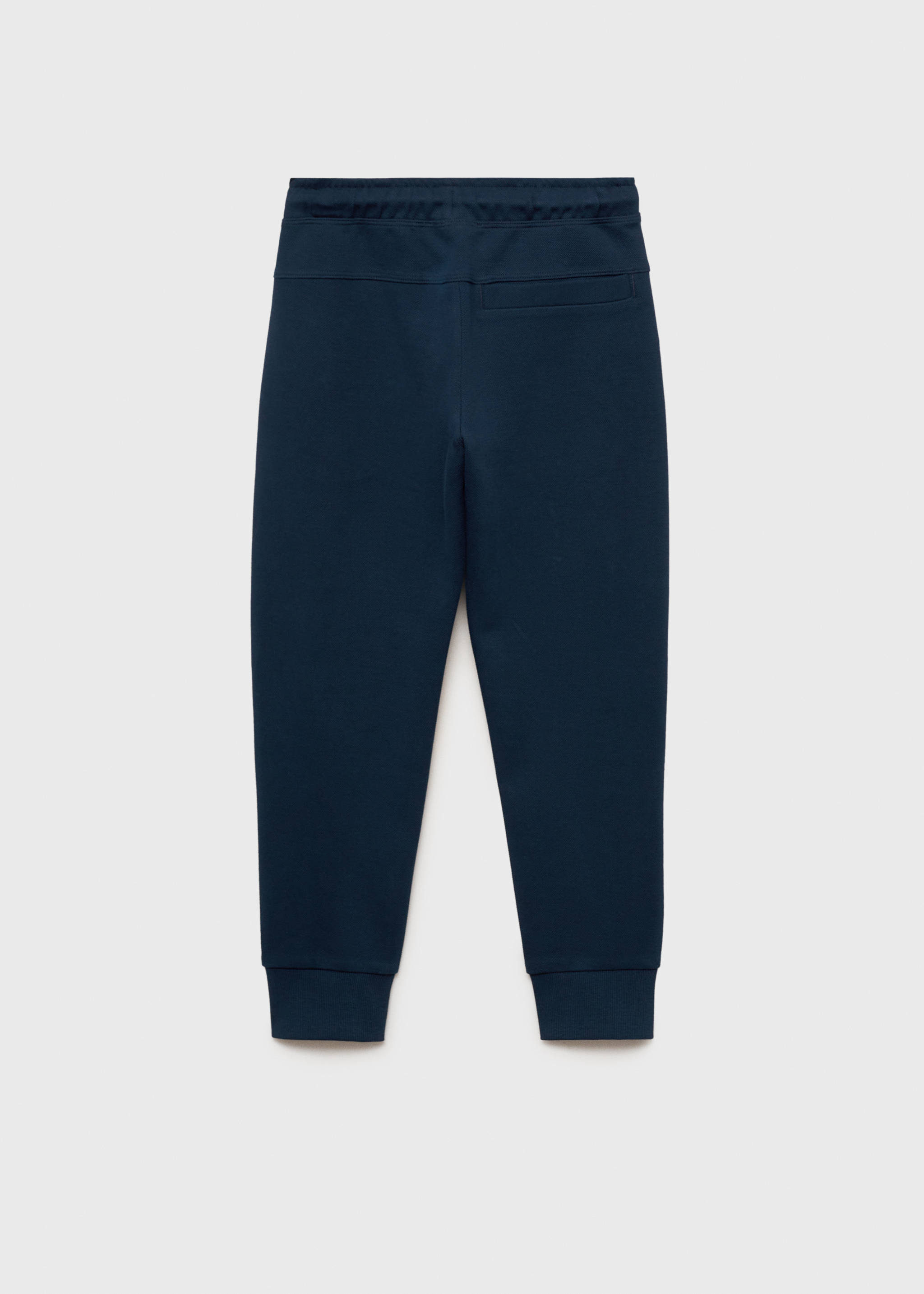 Calças jogger com cordão - Verso do artigo