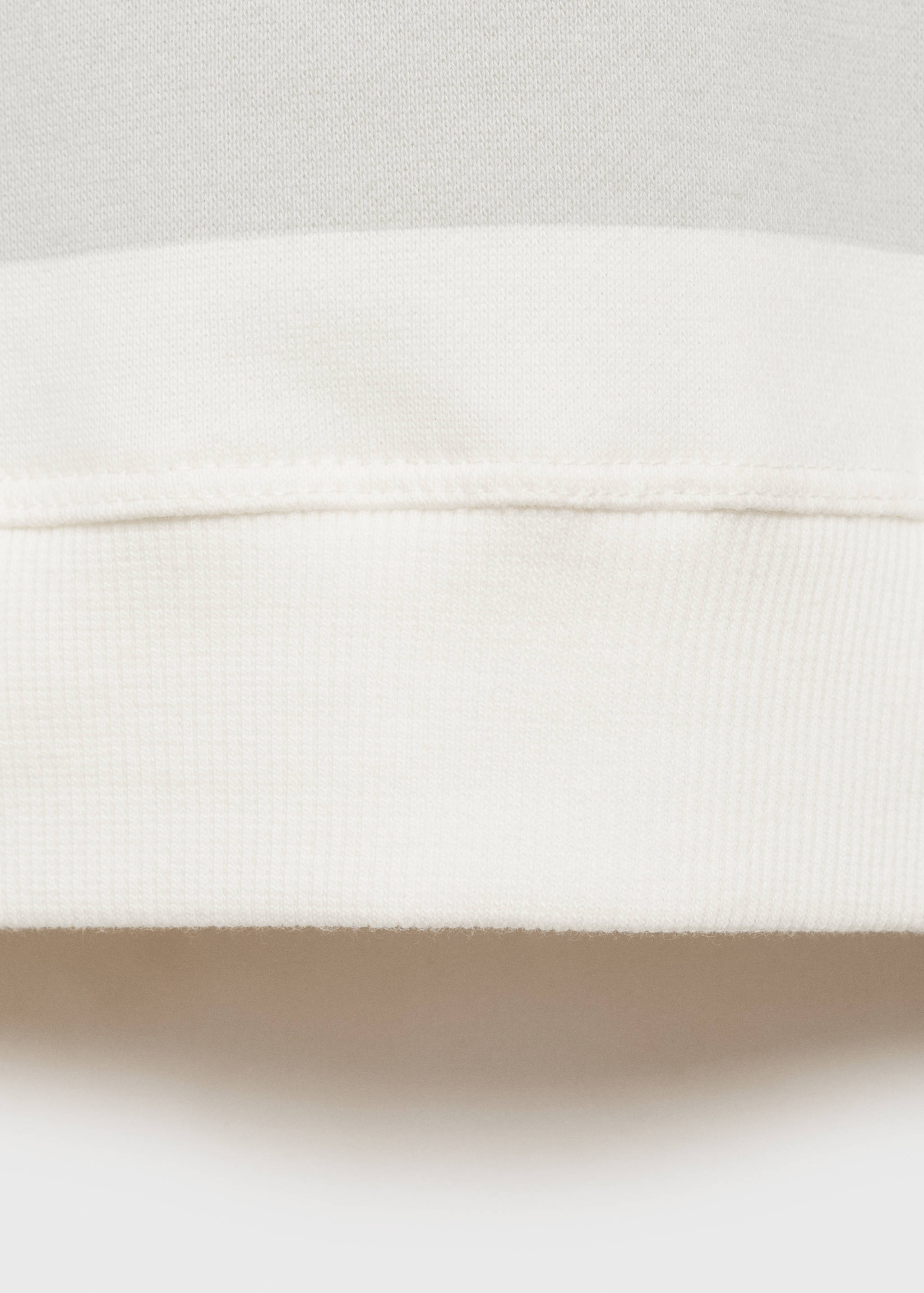 Striped cotton-blend sweatshirt - Details of the article 0