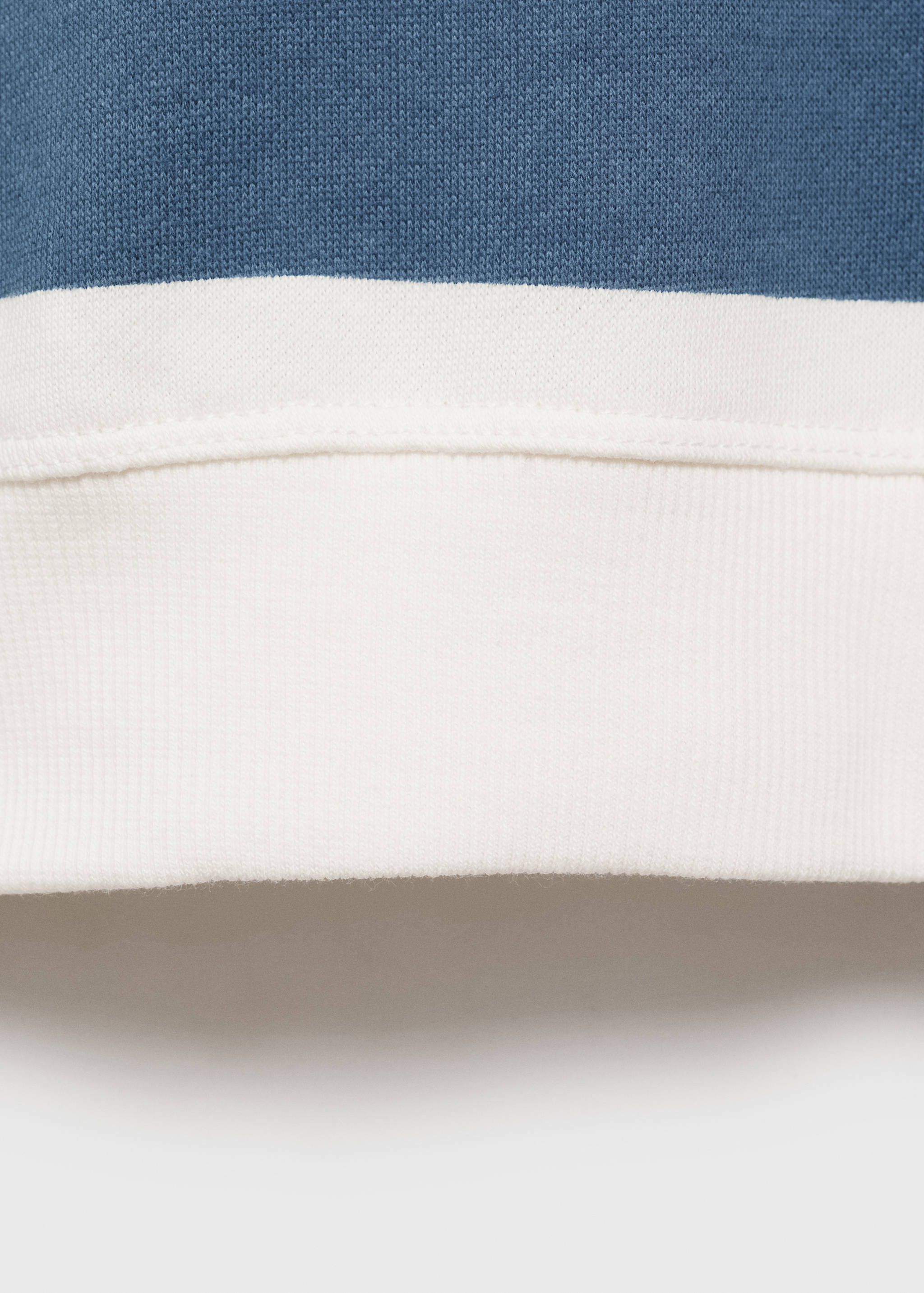 Striped cotton-blend sweatshirt - Details of the article 0