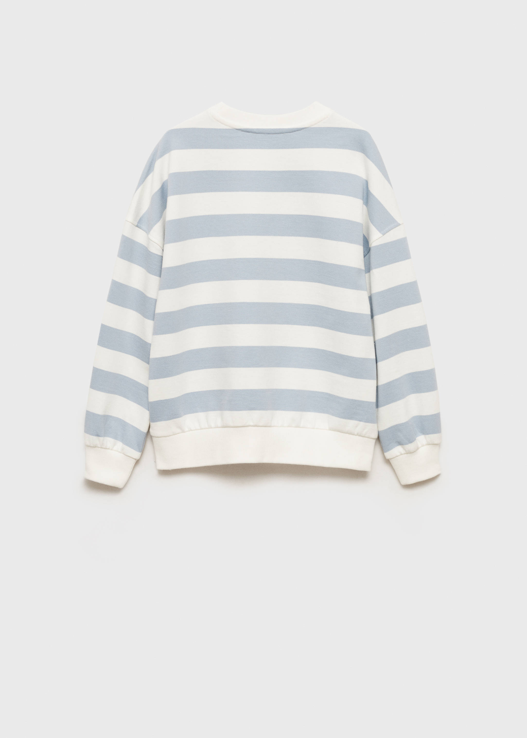 Striped cotton-blend sweatshirt - Reverse of the article