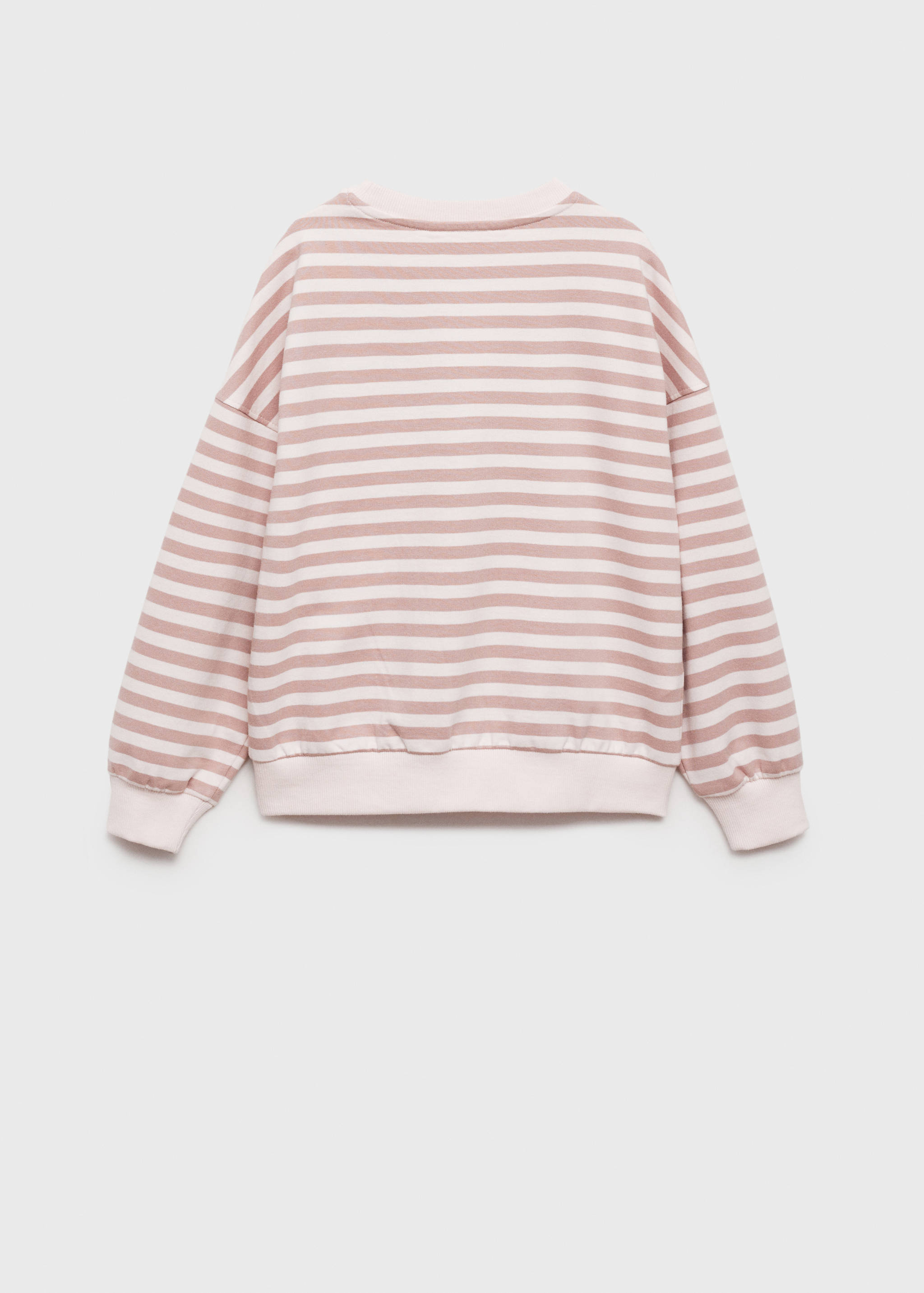 Striped cotton-blend sweatshirt - Reverse of the article
