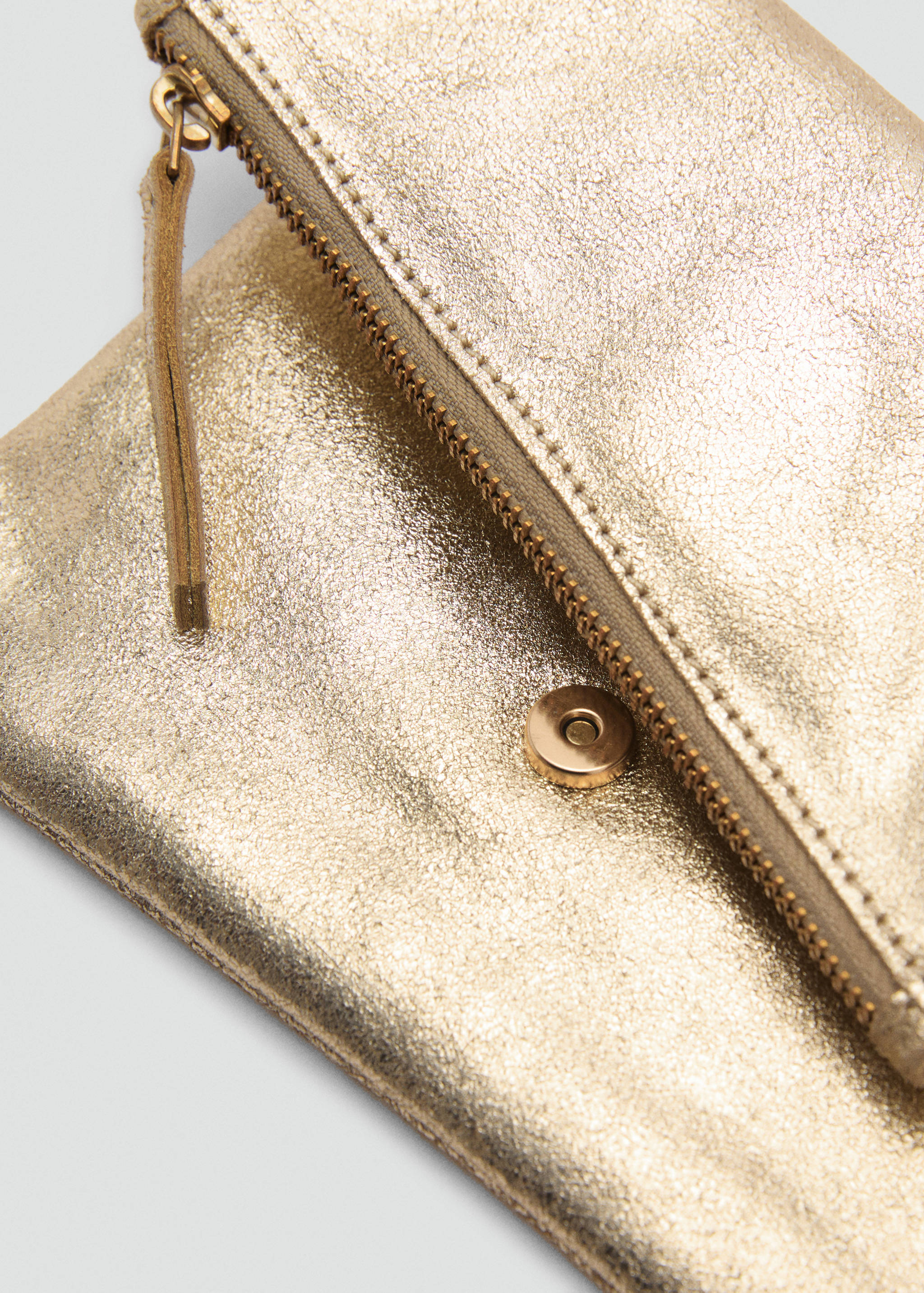 Ledertasche mit Metallic-Effekt - Detail des Artikels 1