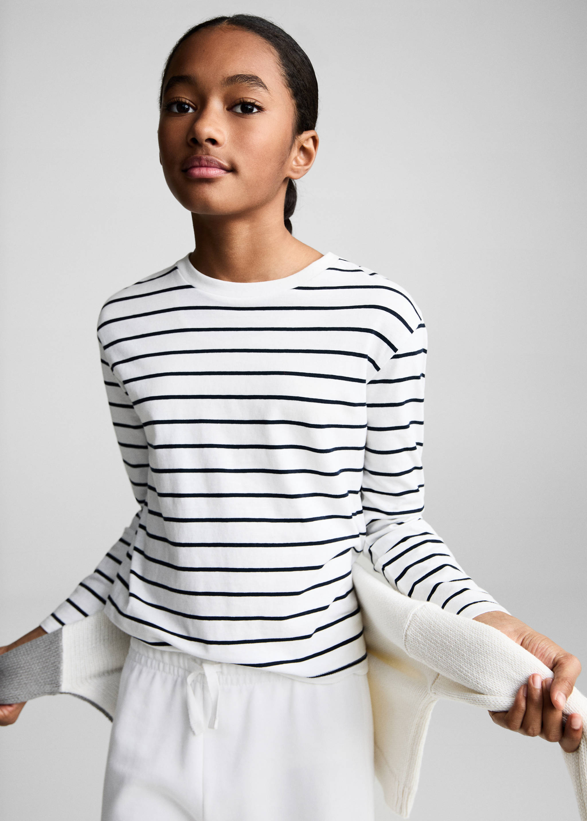 Knit jogger-style trousers - Medium plane