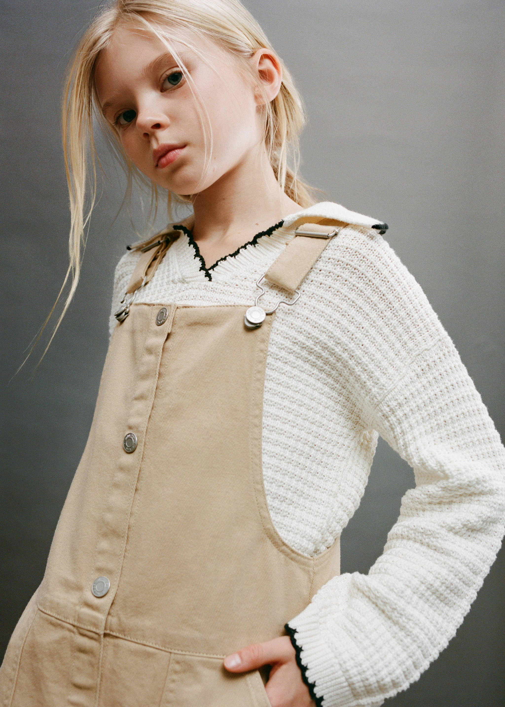 Camp-collar knit sweater - Details of the article 6
