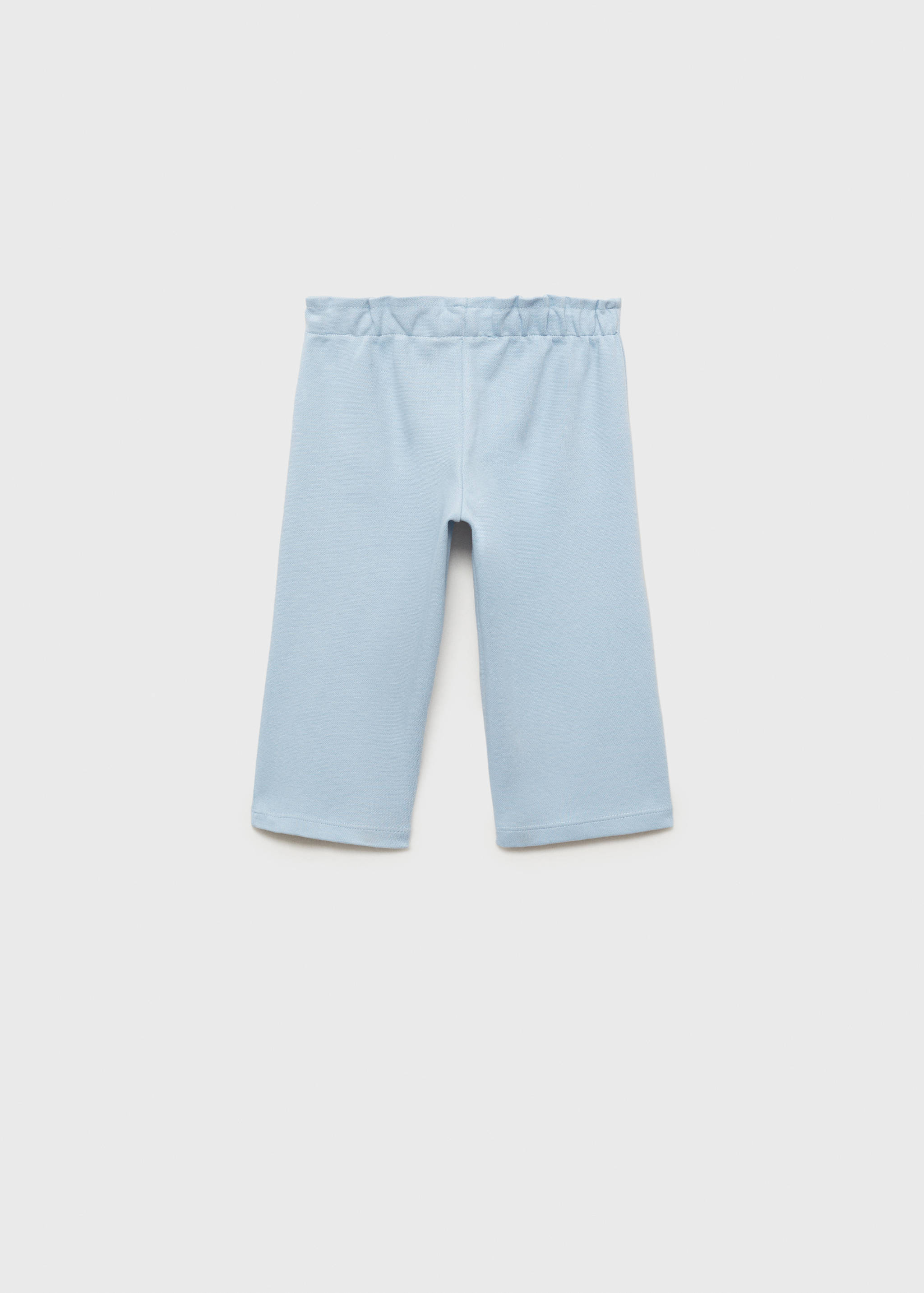 Cotton pants with adjustable drawstring - Reverse of the article