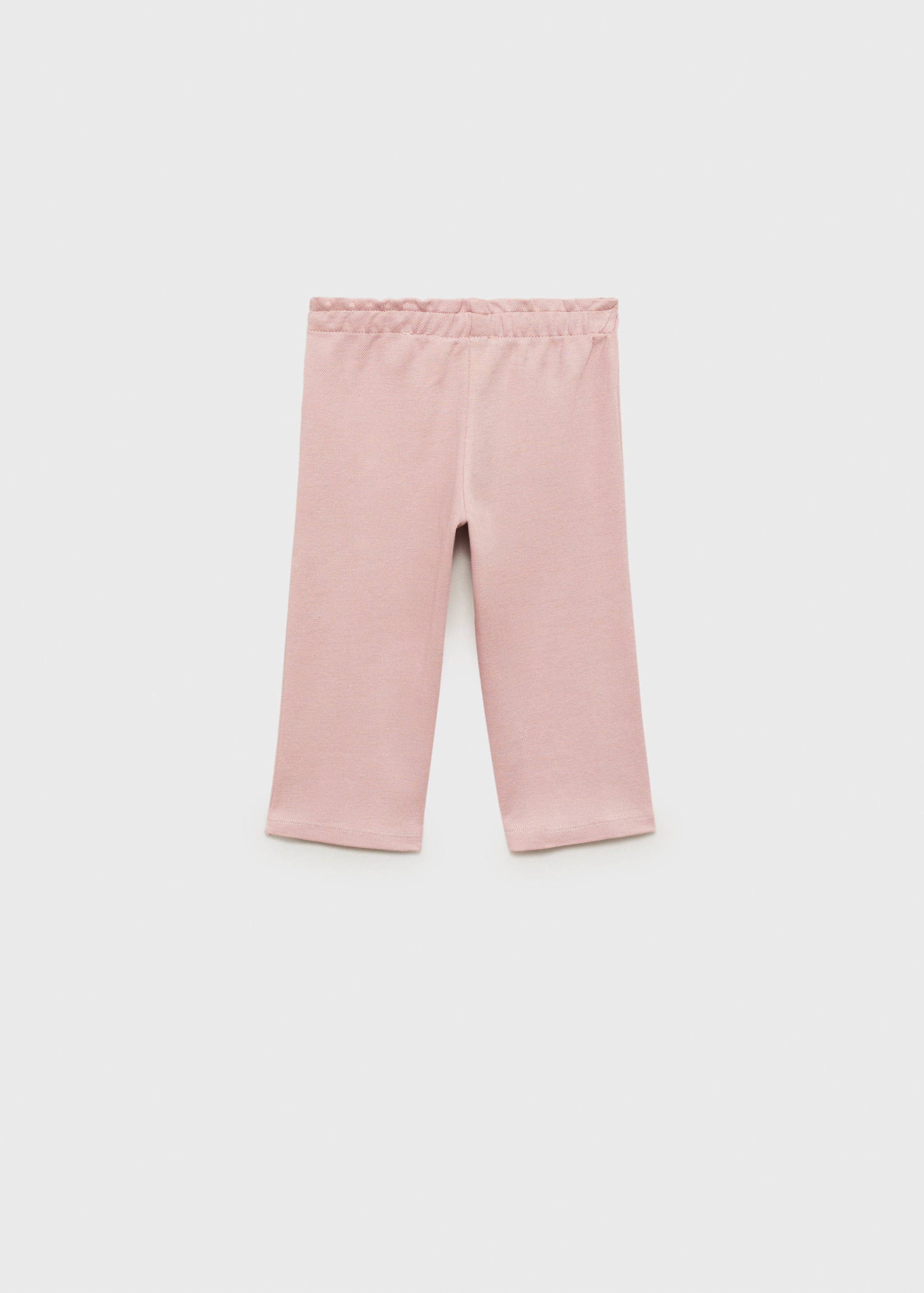 Cotton pants with adjustable drawstring - Reverse of the article