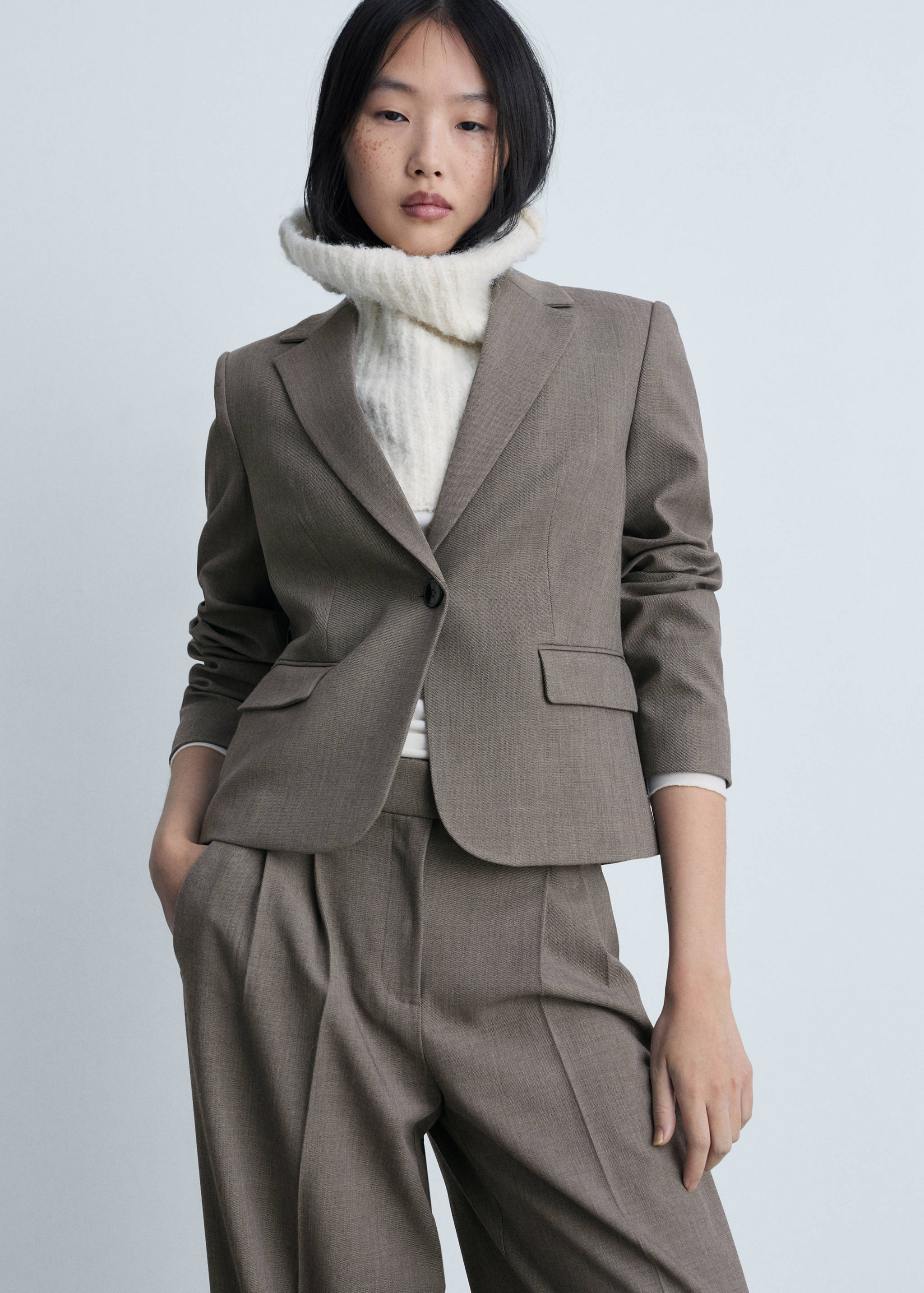 Pantalón traje wideleg - Detalle del artículo 1