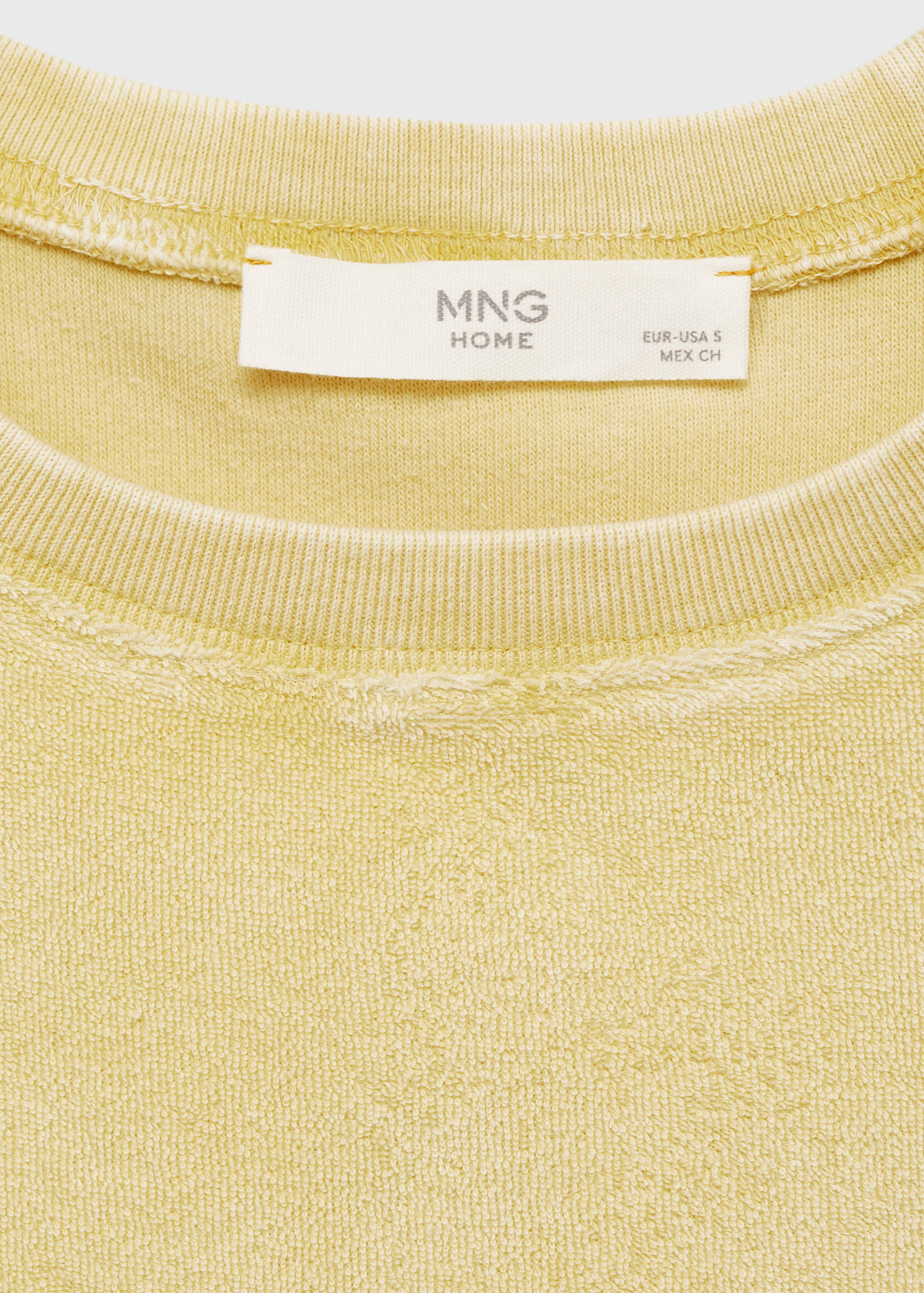 Overdyed terry cotton nightgown - Details of the article 8