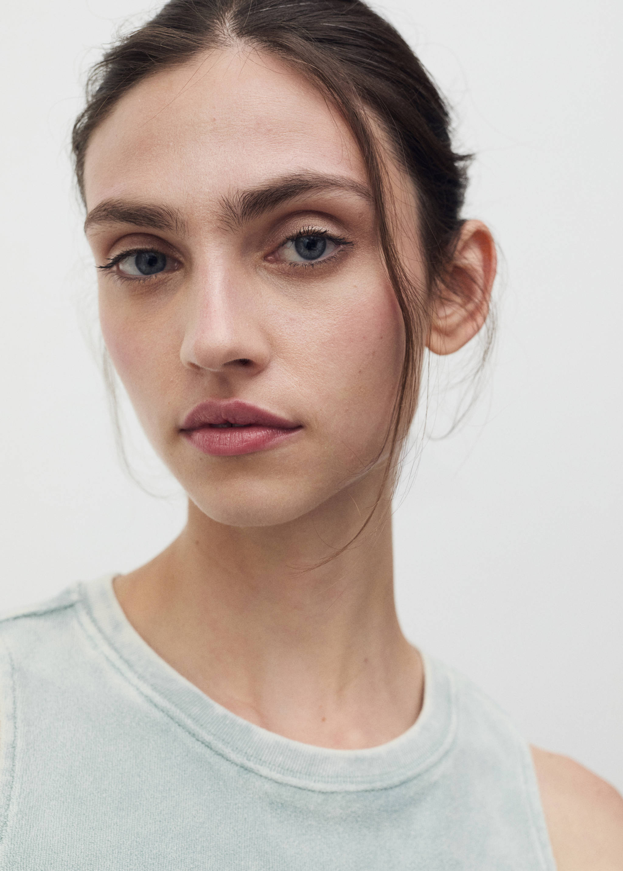 Camisón algodón rizo overdyed - Detalle del artículo 1