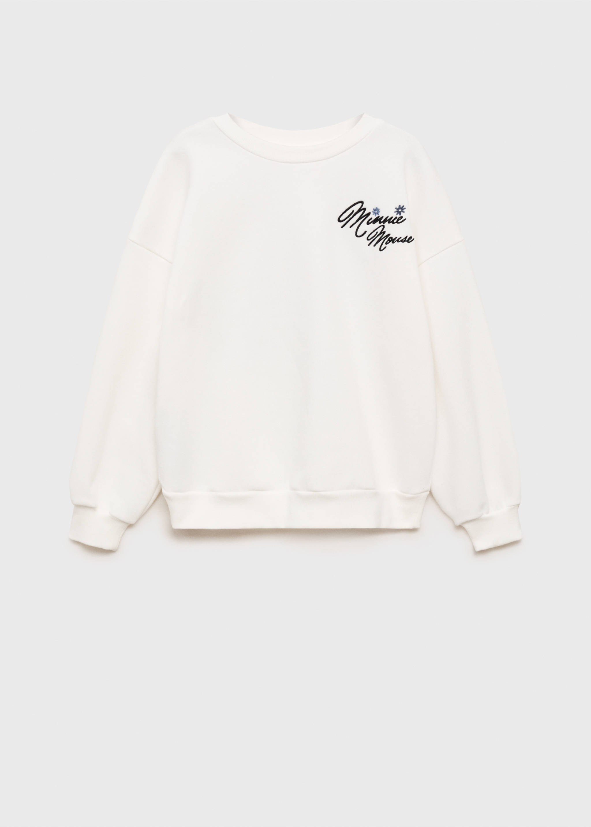 Minnie Mouse sweatshirt - Article without model, Off White. Ref: 87093653-00.