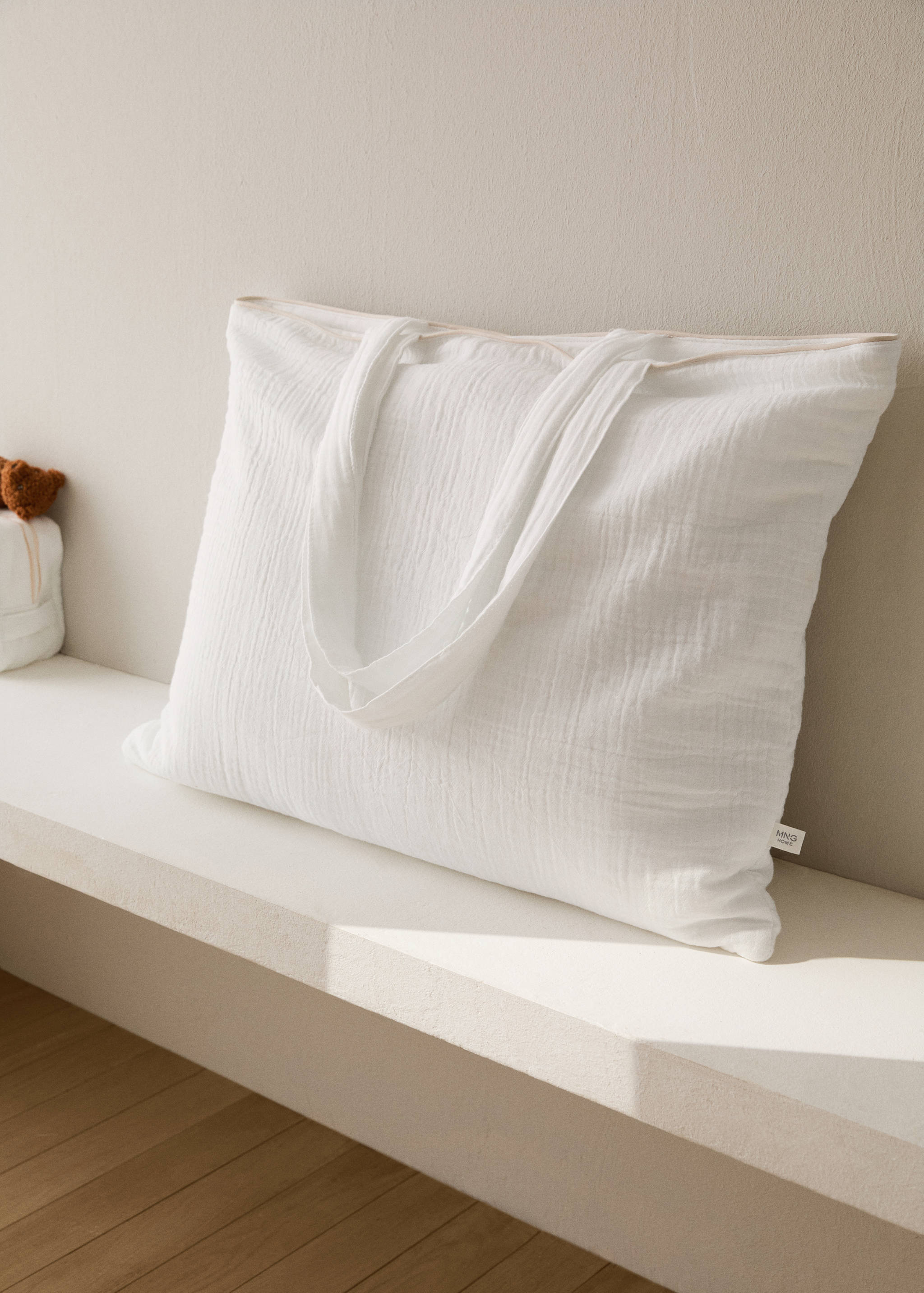 Katoenen chiffon luiertas - Overzichtstekening