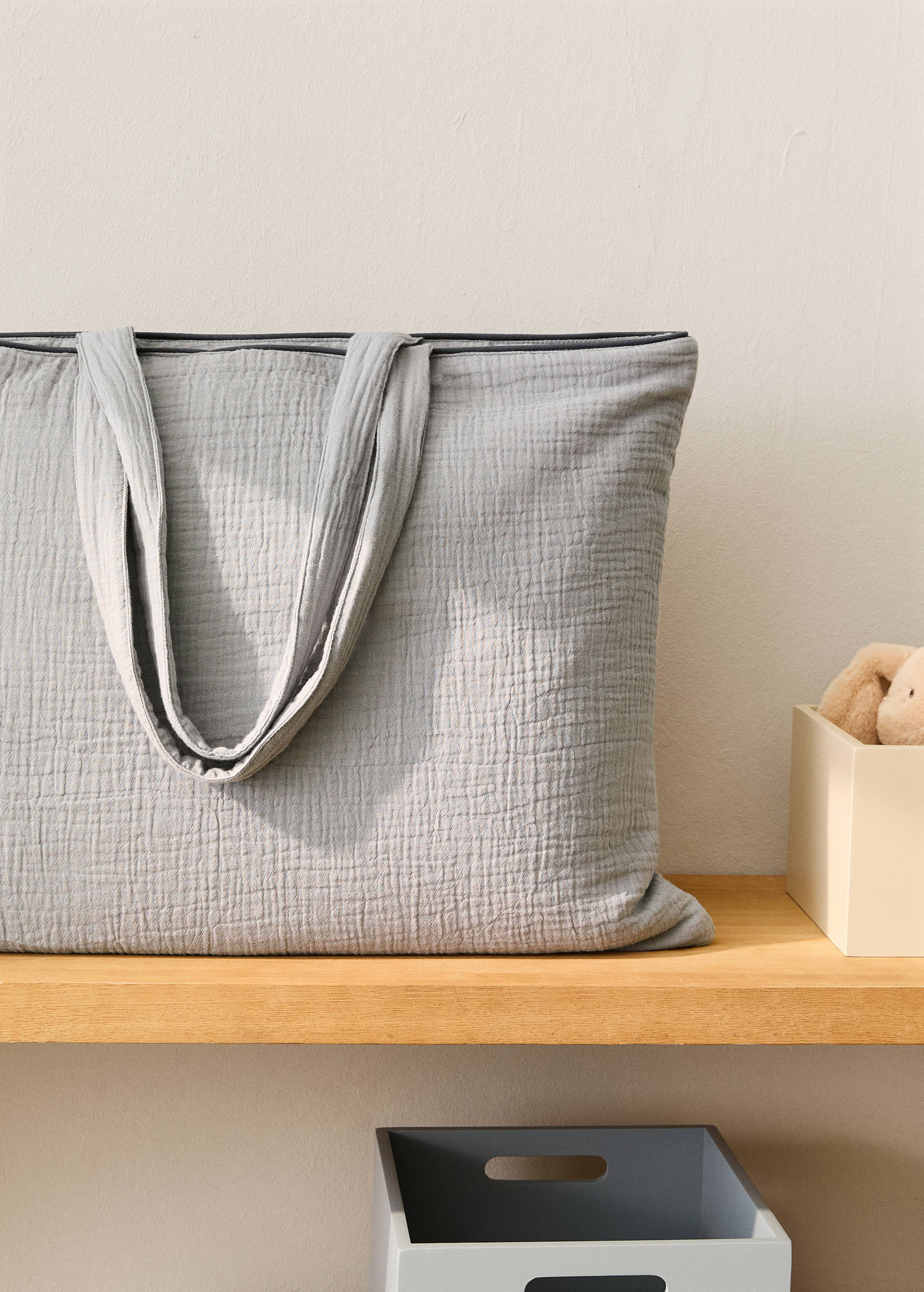 Katoenen chiffon luiertas - Overzichtstekening