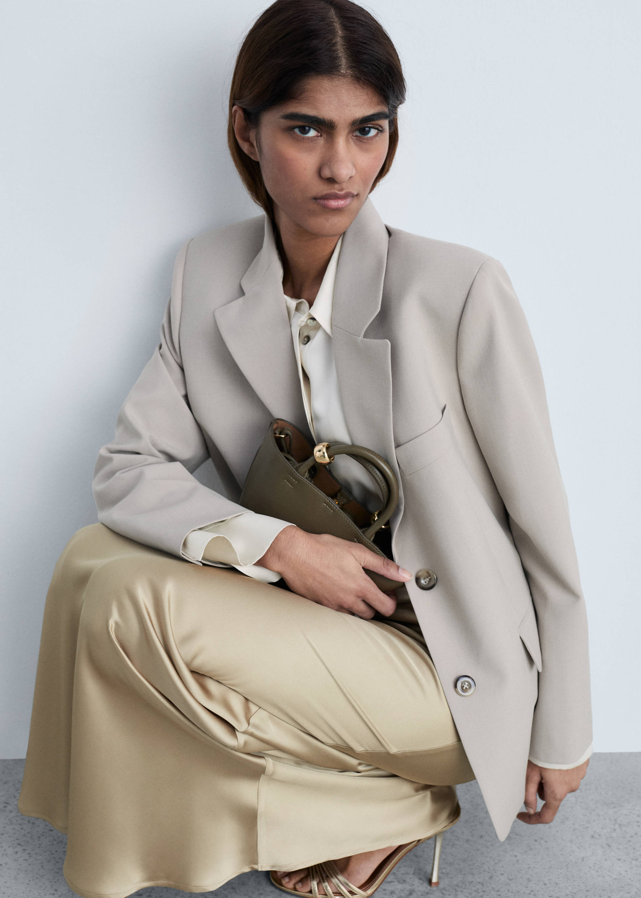 Satenska duga suknja - Detalji artikla 2