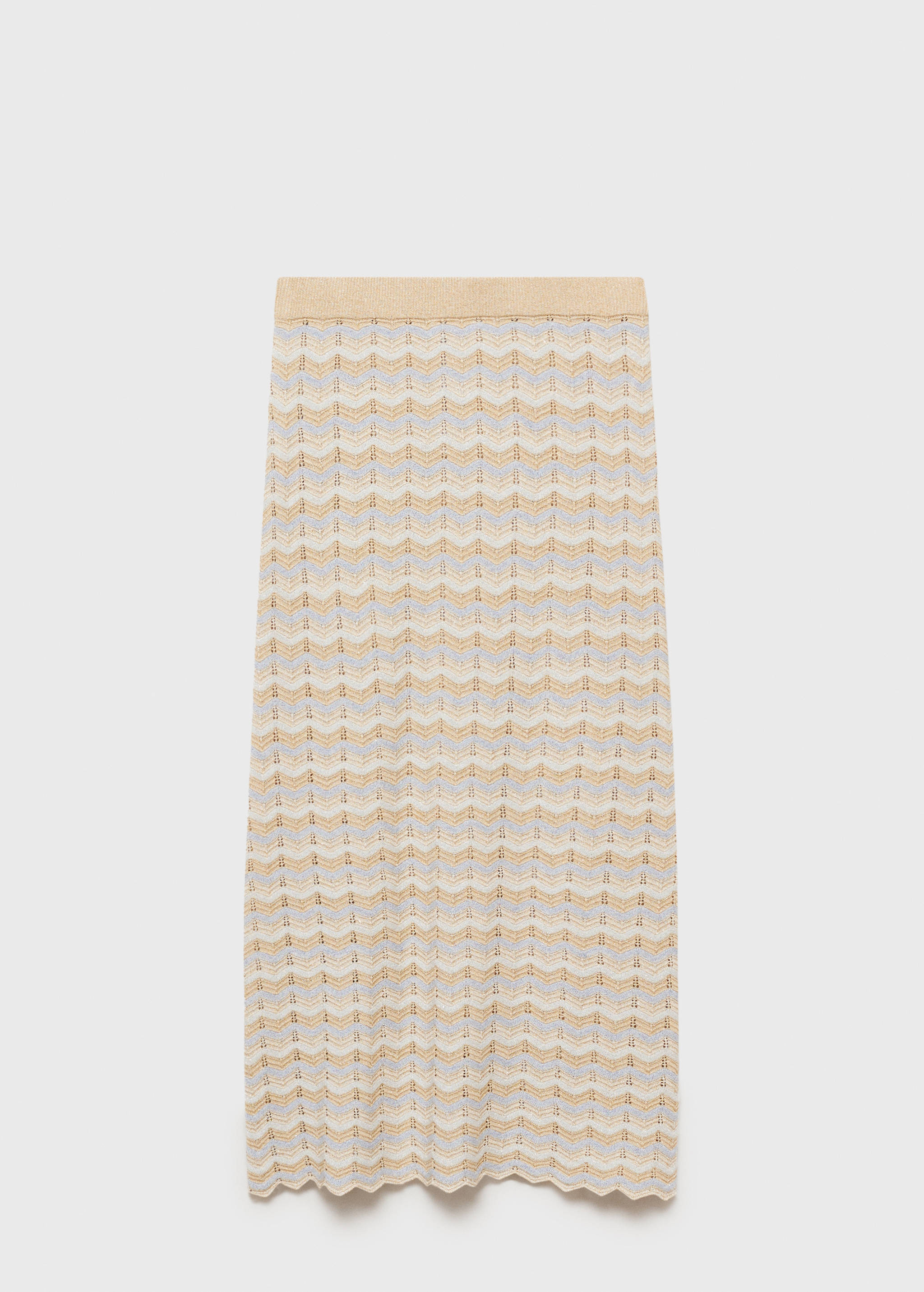 Long lurex skirt - Article without model