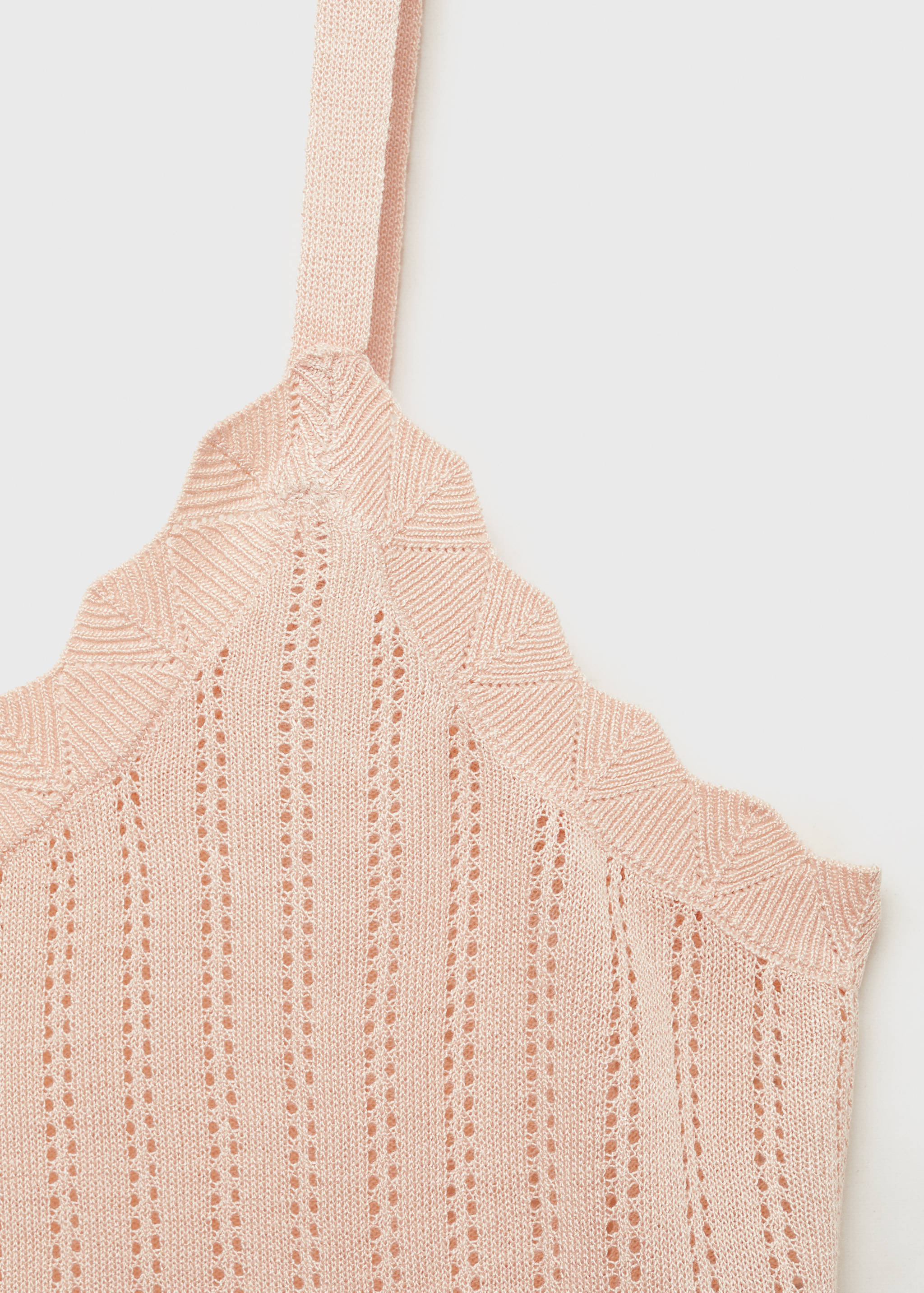 Pyjama top with pointelle detail - Details of the article 8