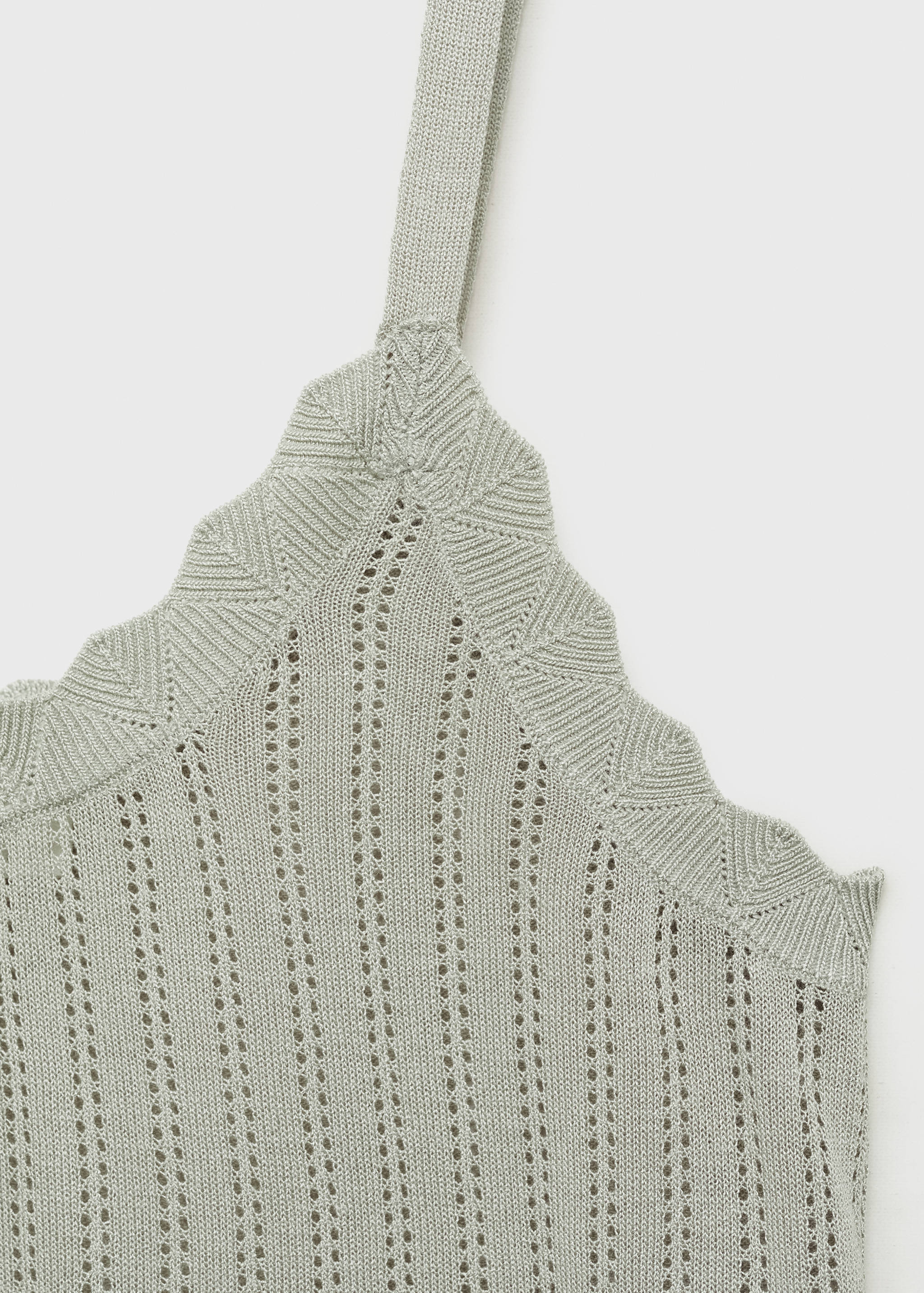 Pyjama top with pointelle detail - Details of the article 8