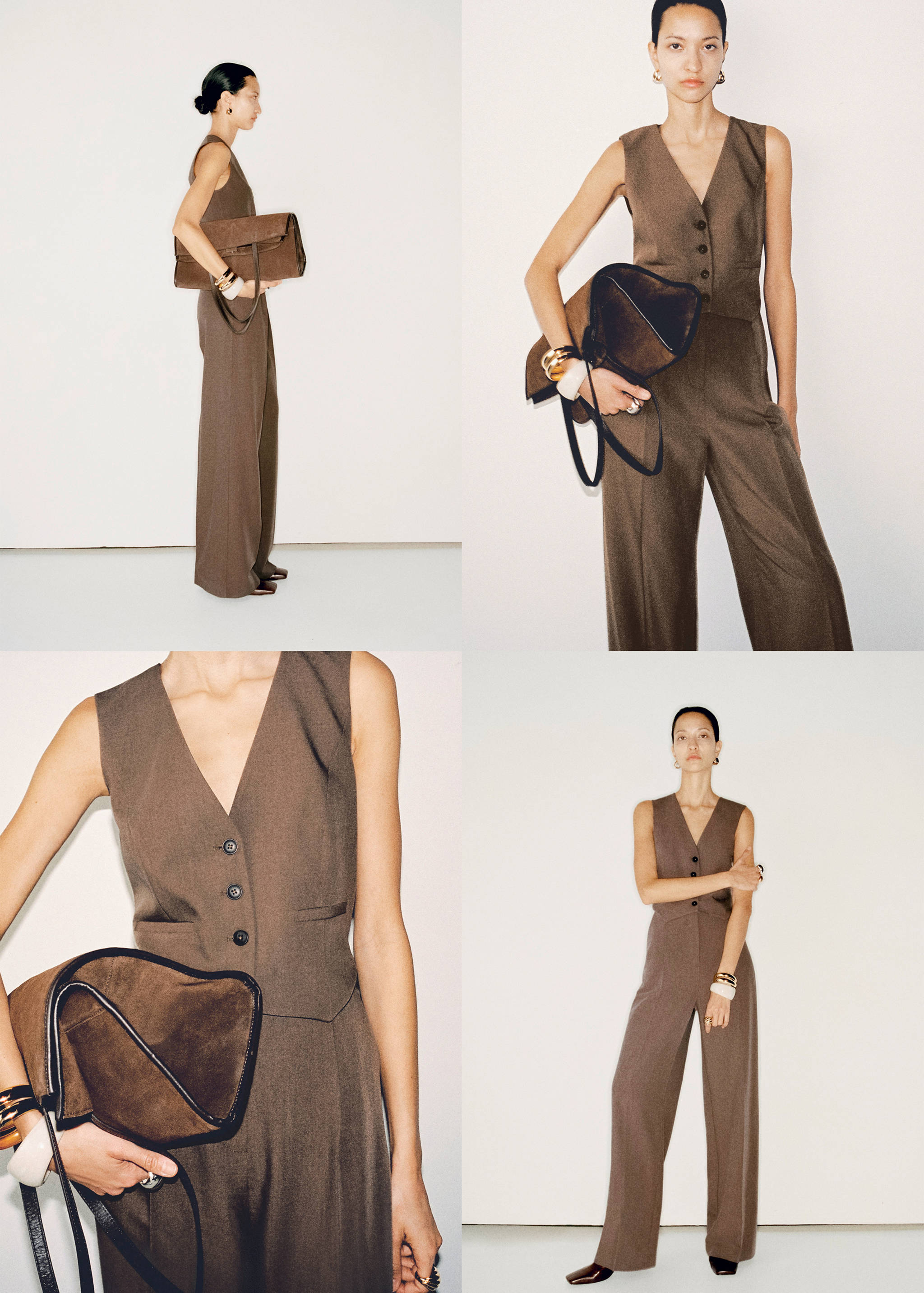 Long suit-style jumpsuit - Details of the article 6