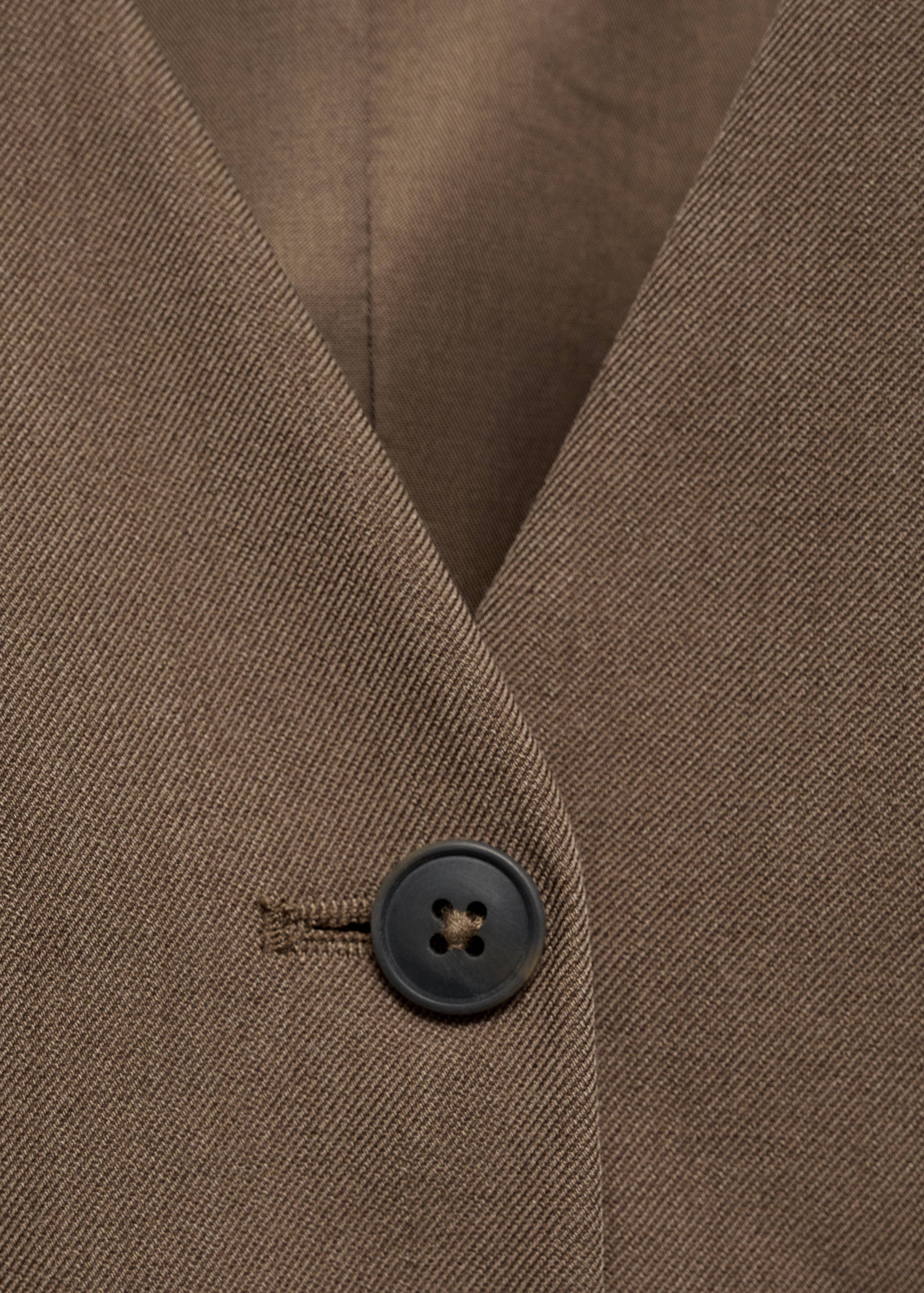 Long suit-style jumpsuit - Details of the article 0