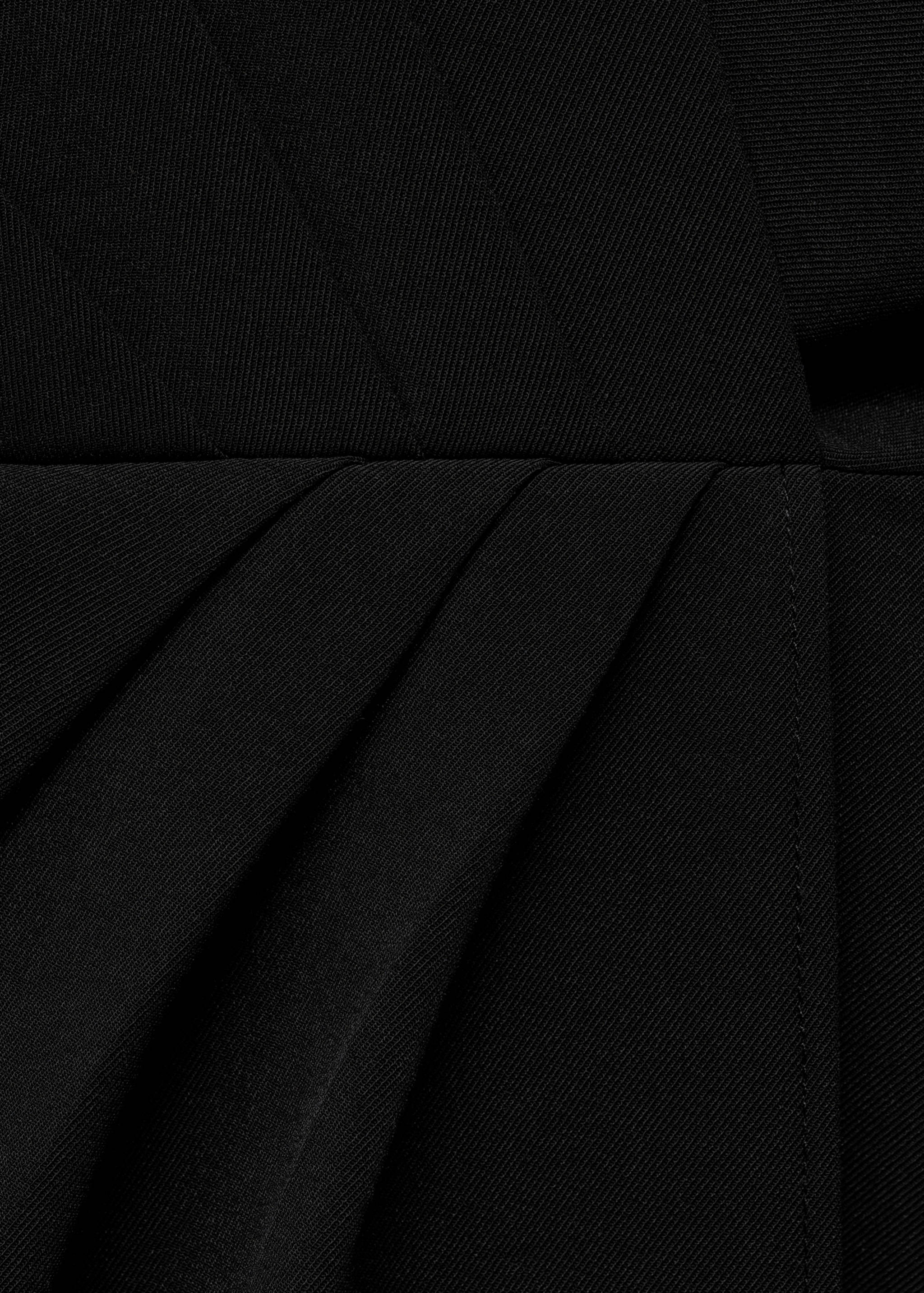 Wrap dress with shirt collar - Details of the article 0