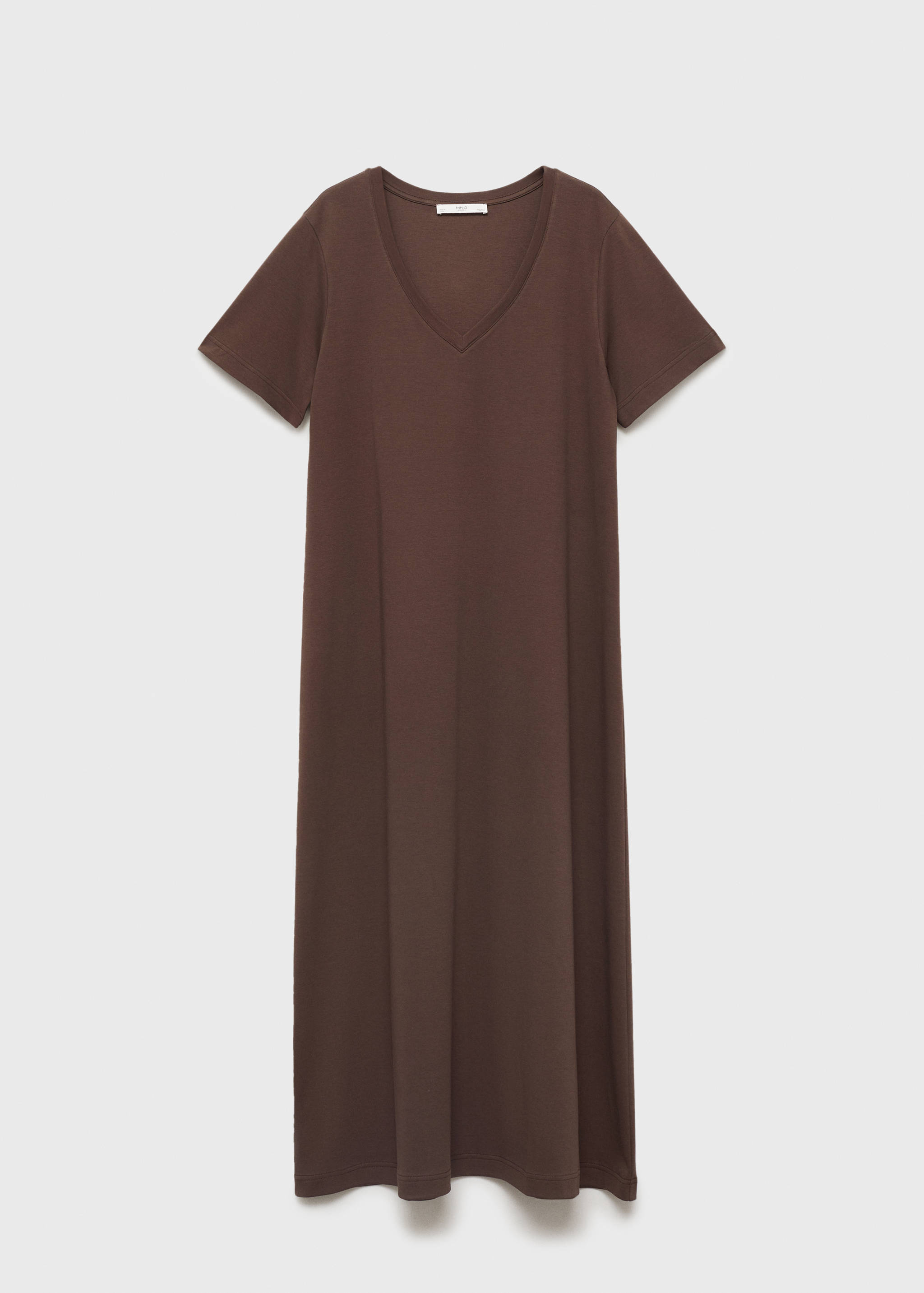 Chemise de nuit en coton uni - Article sans modèle