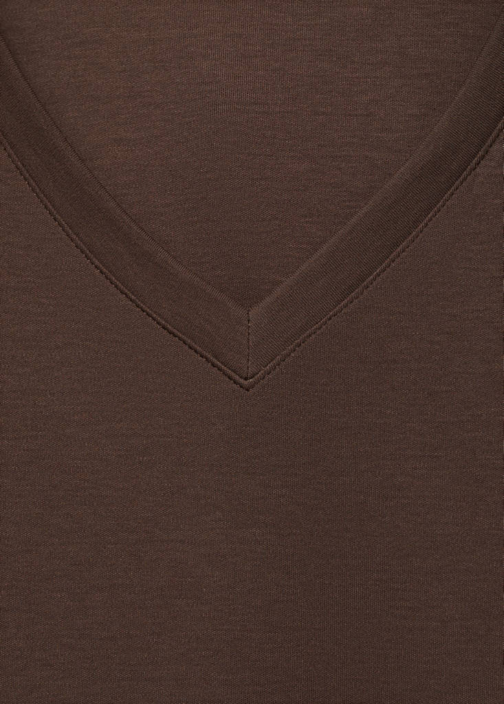 Plain cotton nightgown — Brown