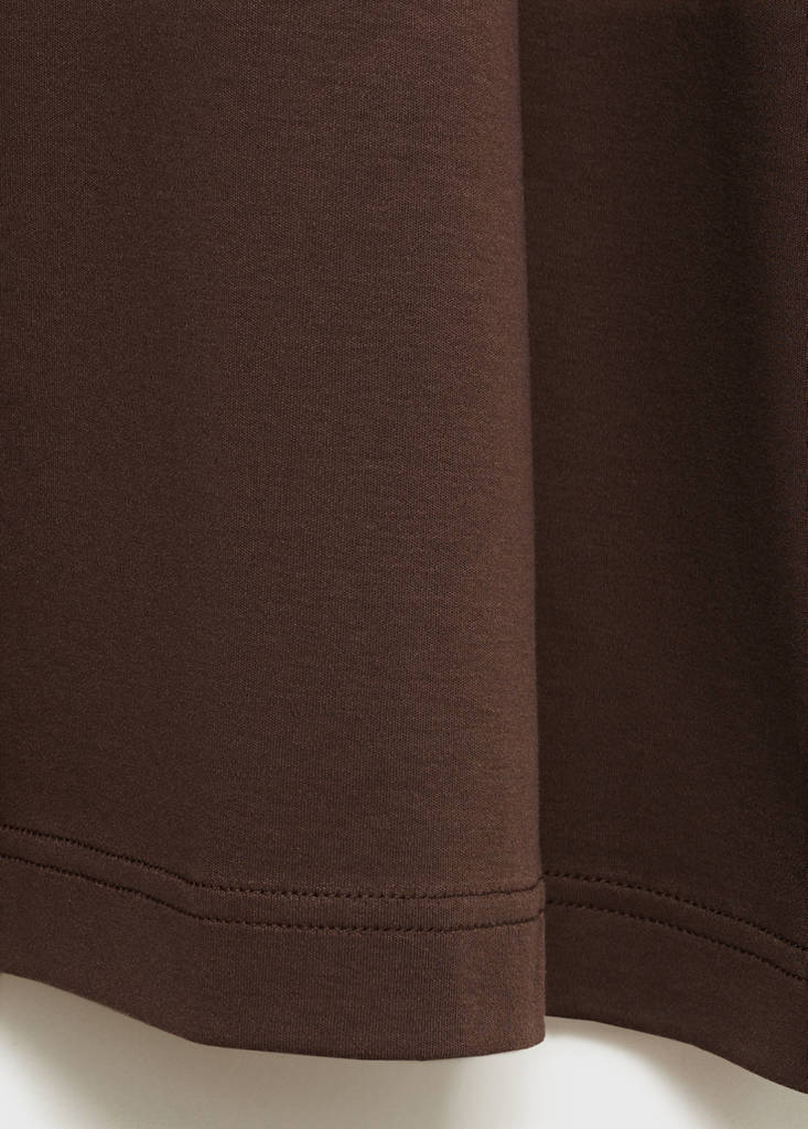 Plain cotton nightgown — Brown