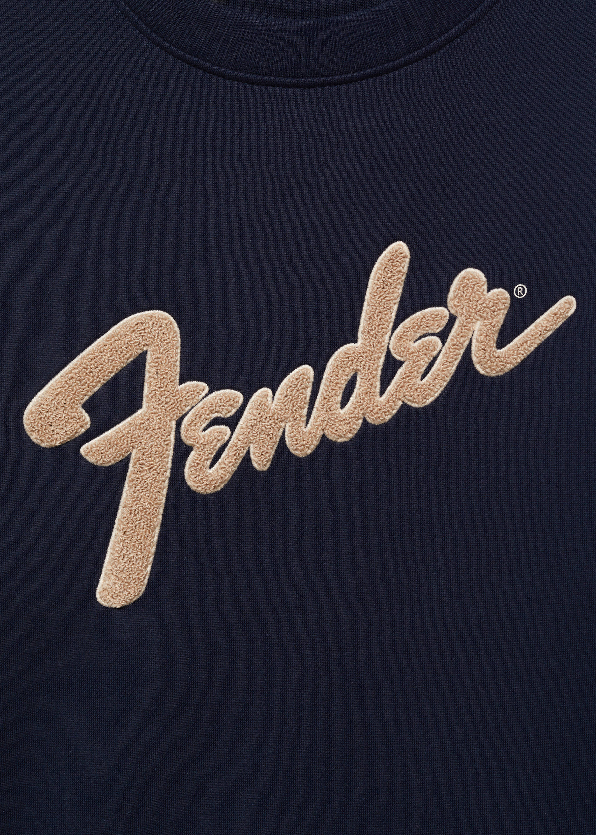 Cotton sweatshirt with embossed message - Details of the article 8