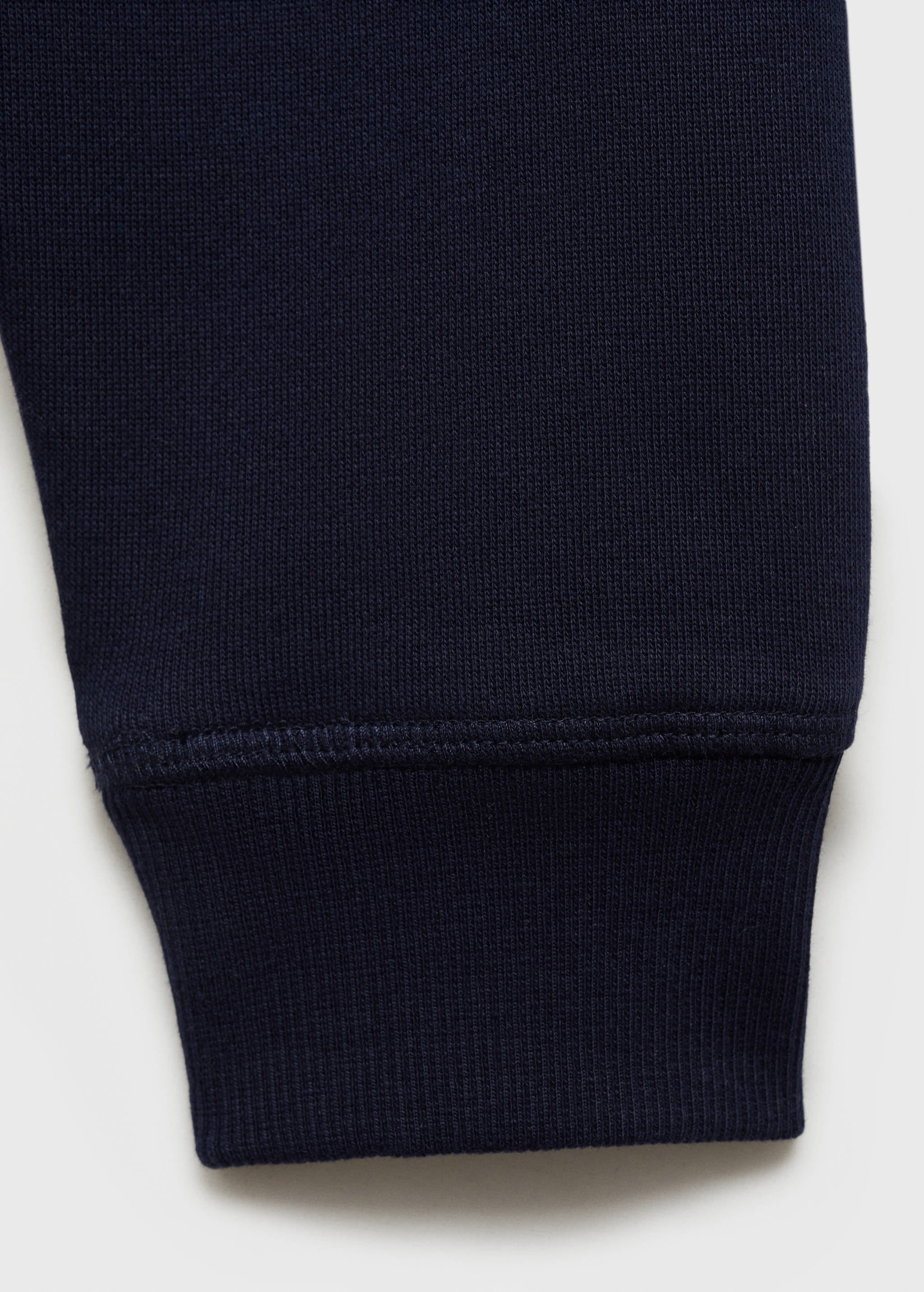 Cotton sweatshirt with embossed message - Details of the article 0