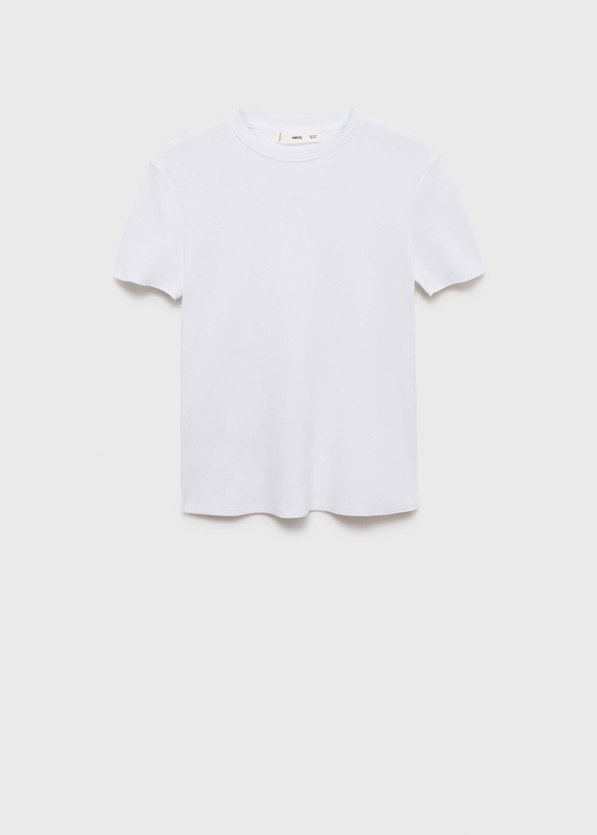 Приталенная футболка из хлопка - Изделие без модели