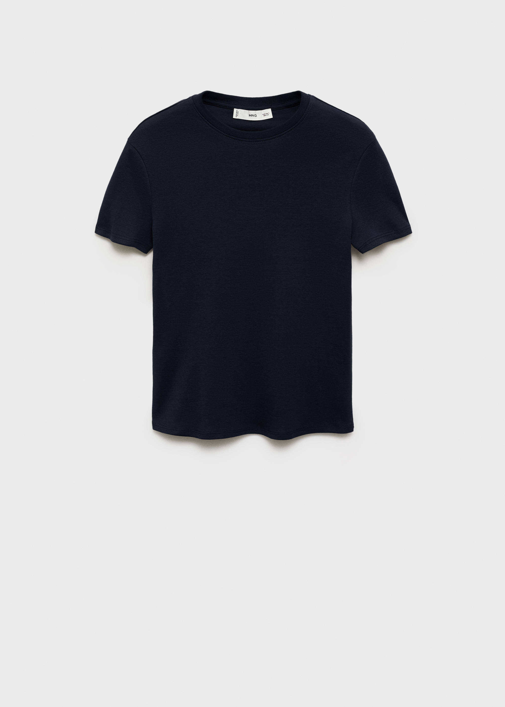 Приталенная футболка из хлопка - Изделие без модели