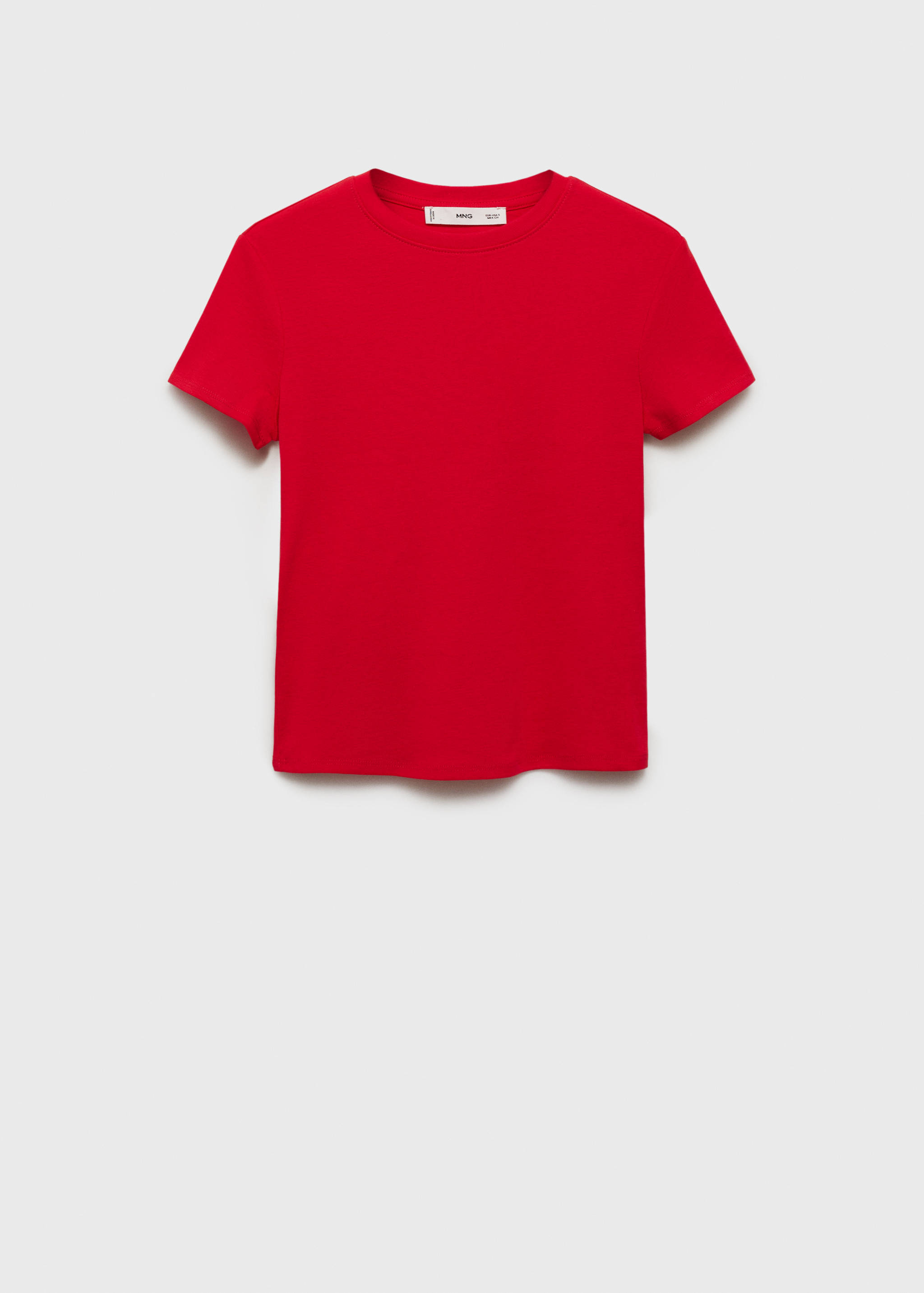 Приталенная футболка из хлопка - Изделие без модели