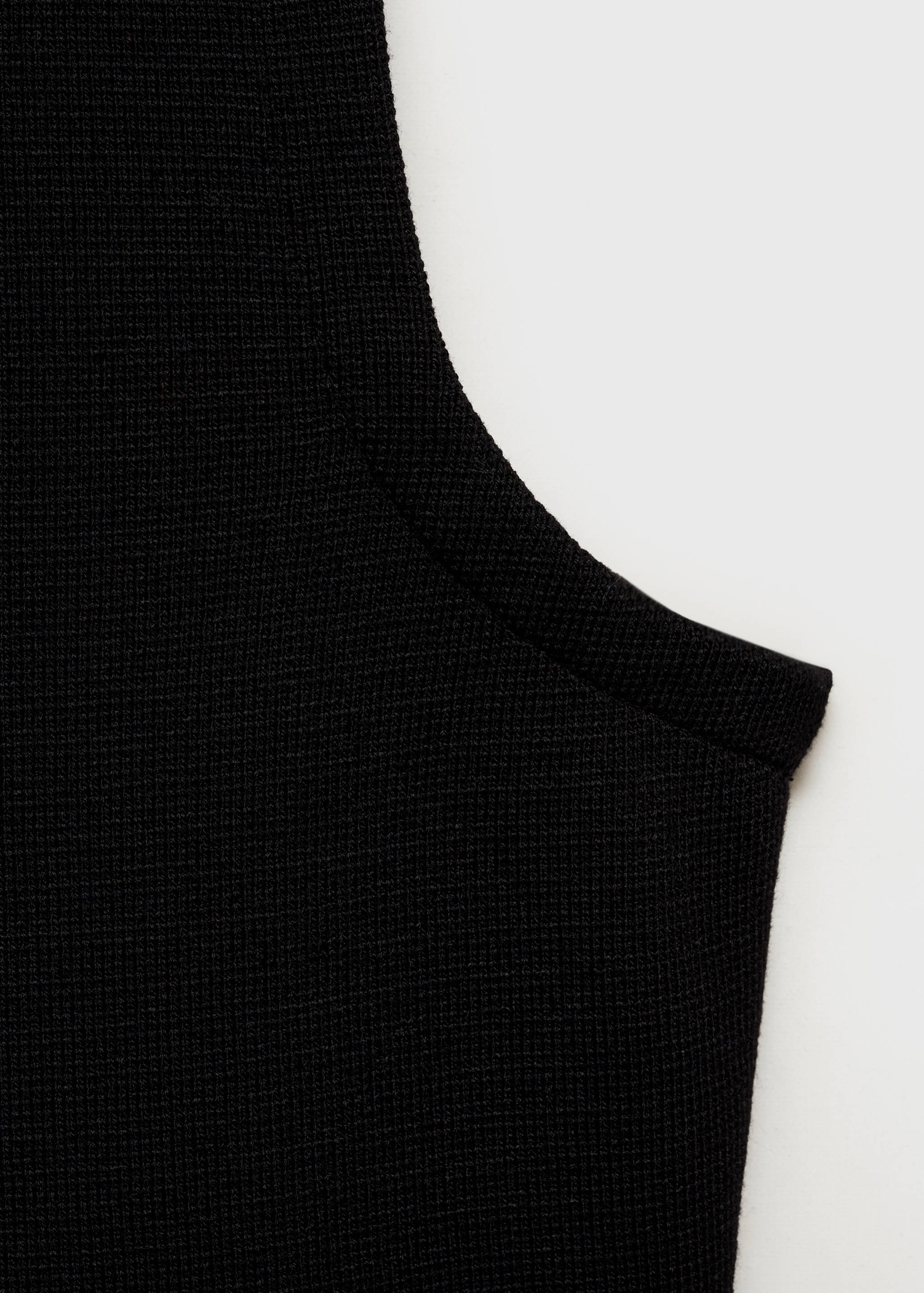 Knitted waistcoat with jewel buttons - Details of the article 0