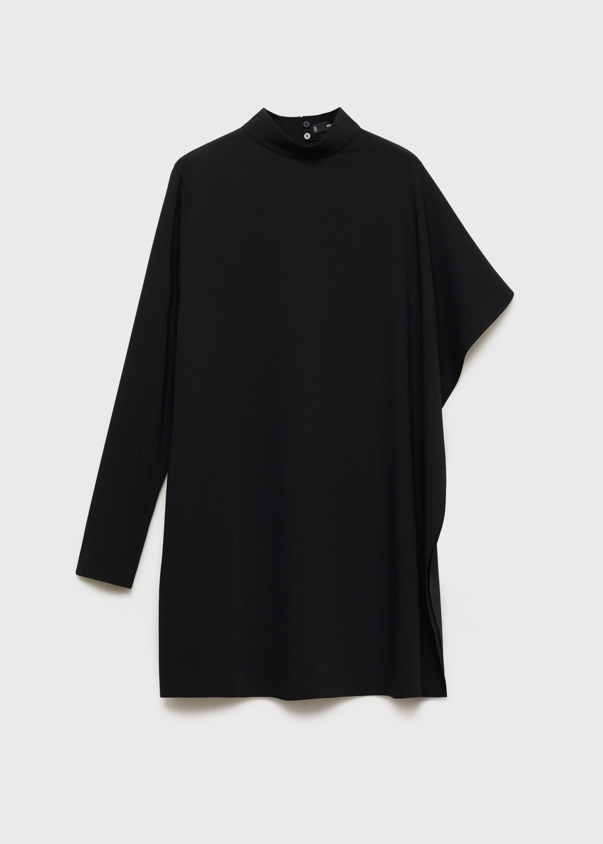 Short asymmetrical sleeve dress - Article without model
