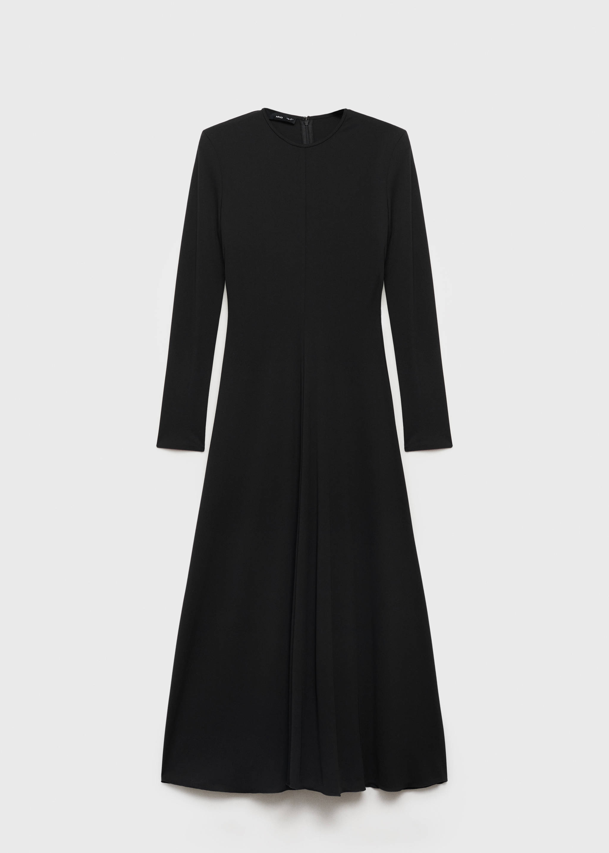 Long flared knitted dress - Article without model